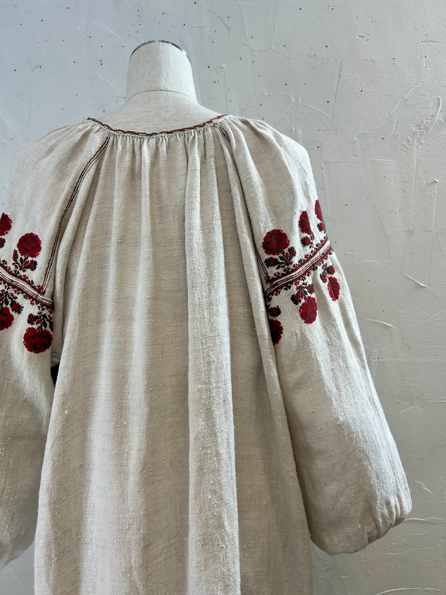 '50s-'60s Vintage Ukraina Emboroidery Dress[G28029]