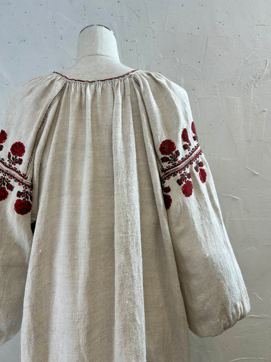 '50s-'60s Vintage Ukraina Emboroidery Dress[G28029]