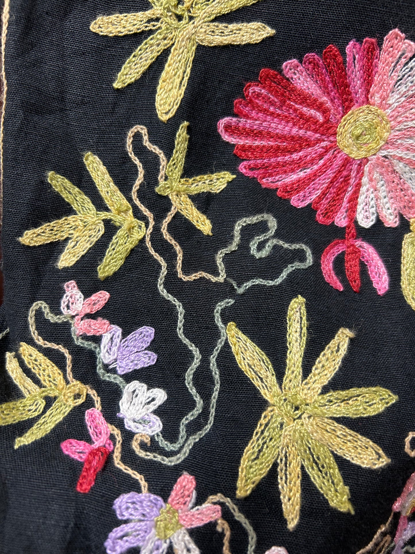 Vintage Kashmir Embroidery Jacket [D29961]