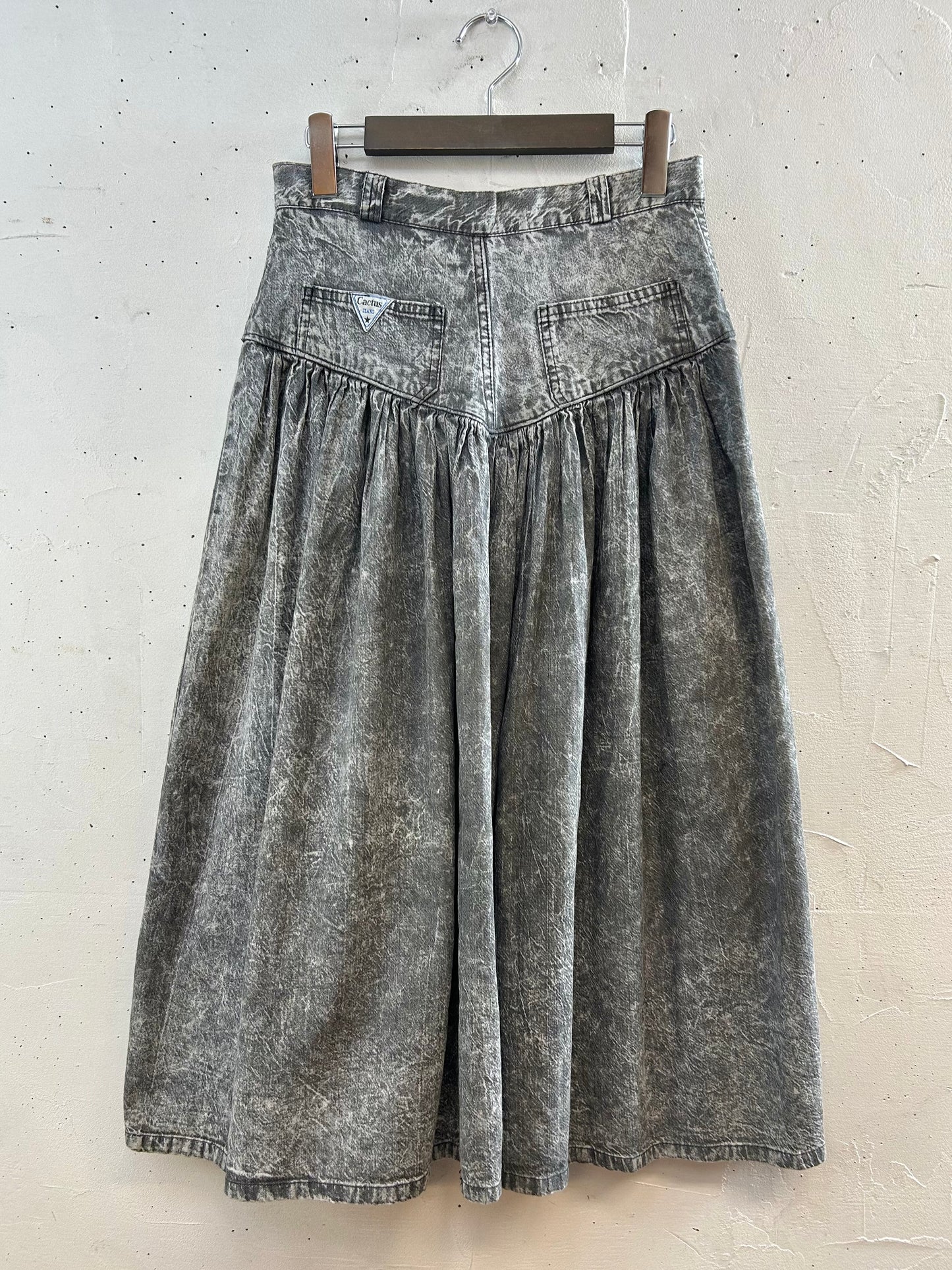 Vintage Chemical Denim Skirt 〜cactus jeans〜 [E30160]