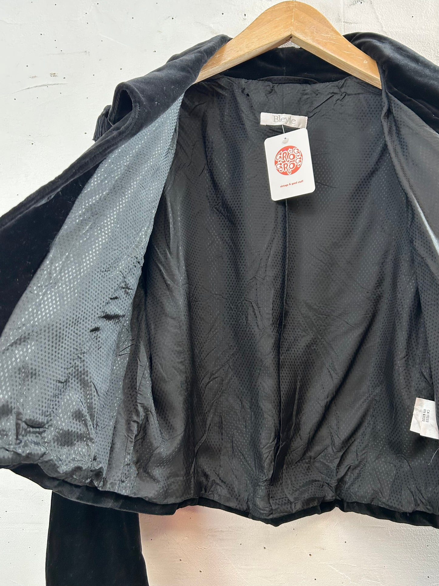 Vintage Velours Jacket [A29315]