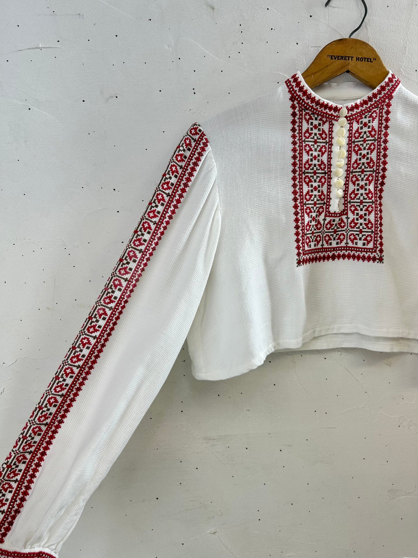 ’60s Rumania Embroidery Tunic [G28028]