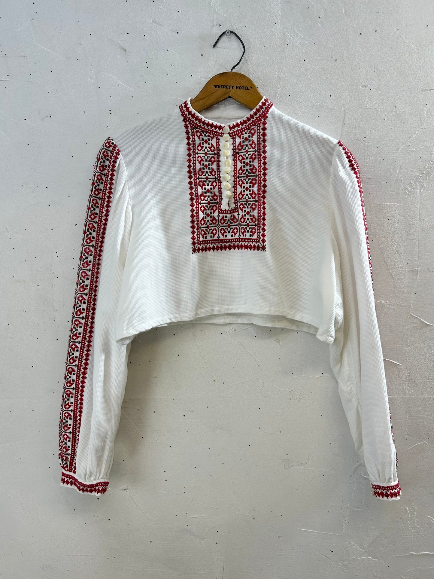 ’60s Rumania Embroidery Tunic [G28028]