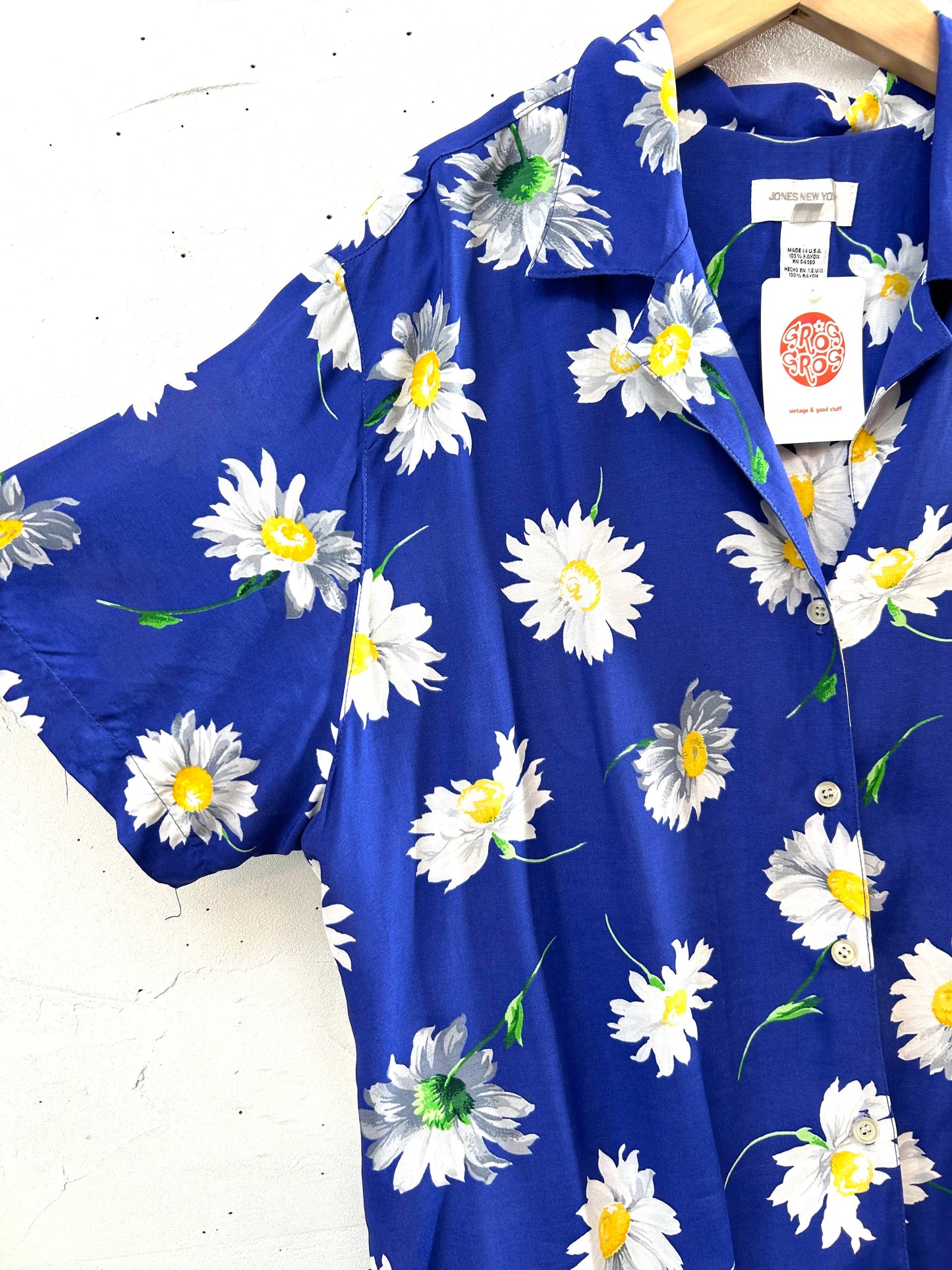 Vintage Rayon Shirt MADE IN USA [F27565]