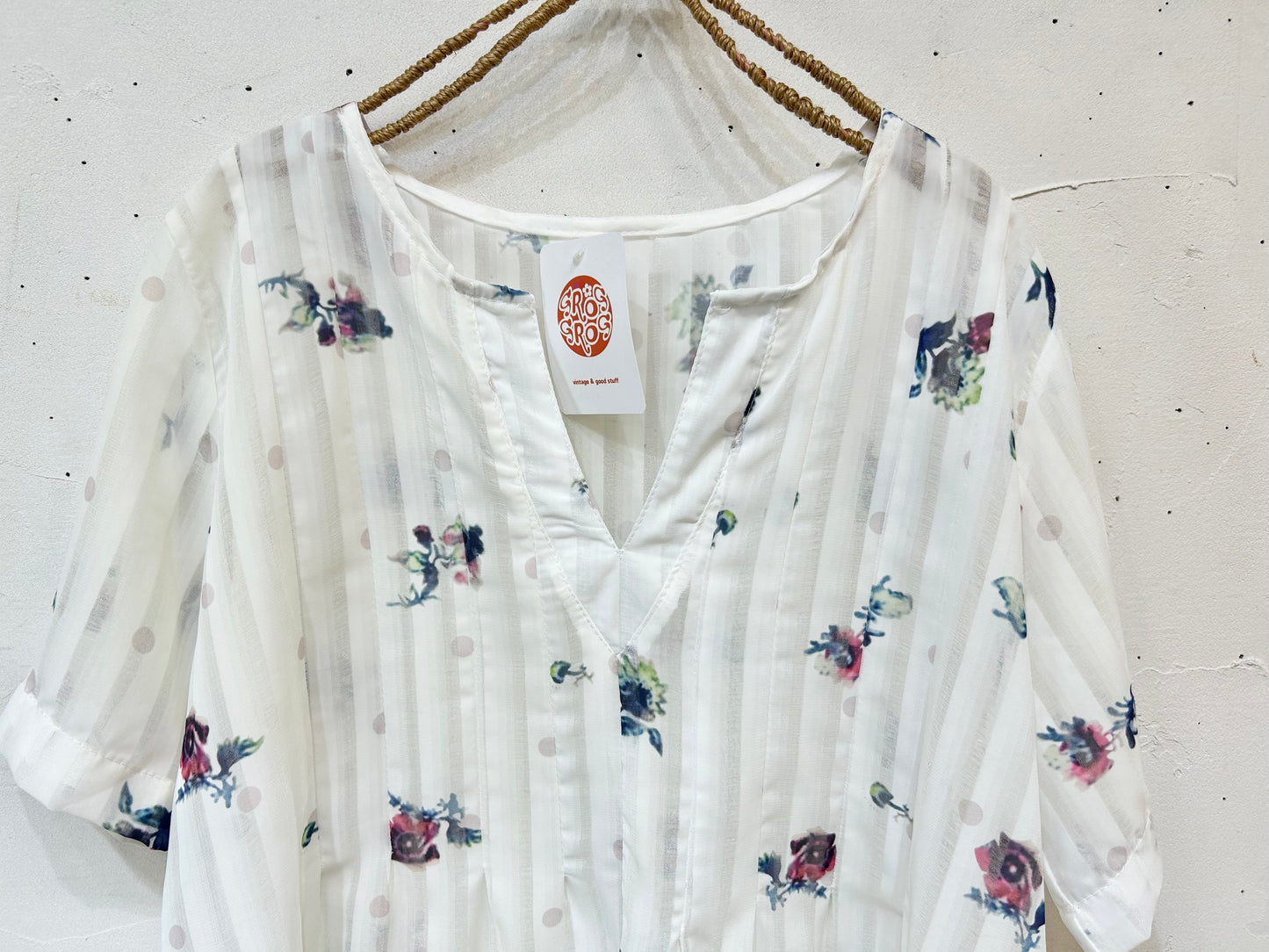 Vintage Sier Blouse [E27104]