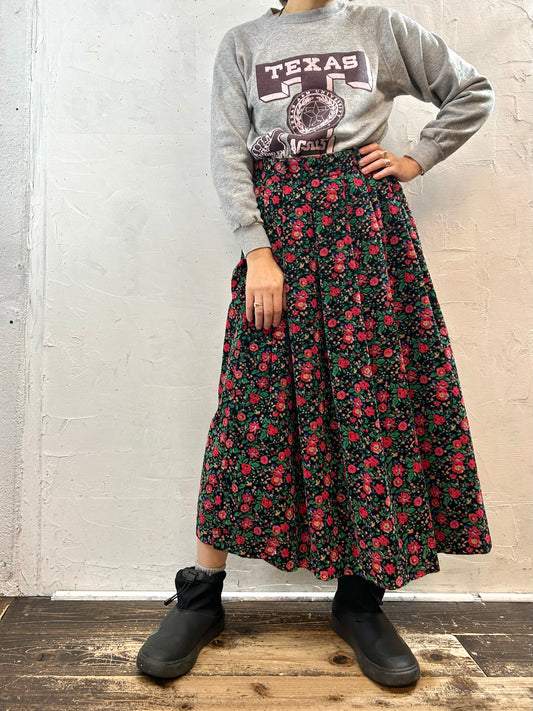 Vintage Corduroy Skirt  [J28640]