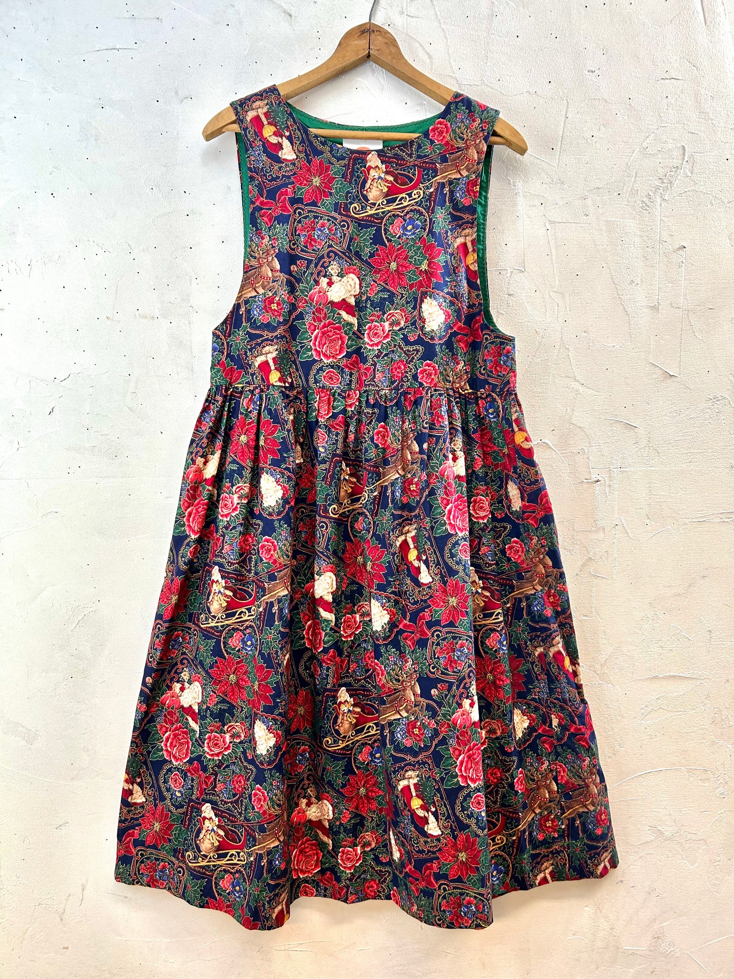 Vintage Xmas Over Dress  [K28854]