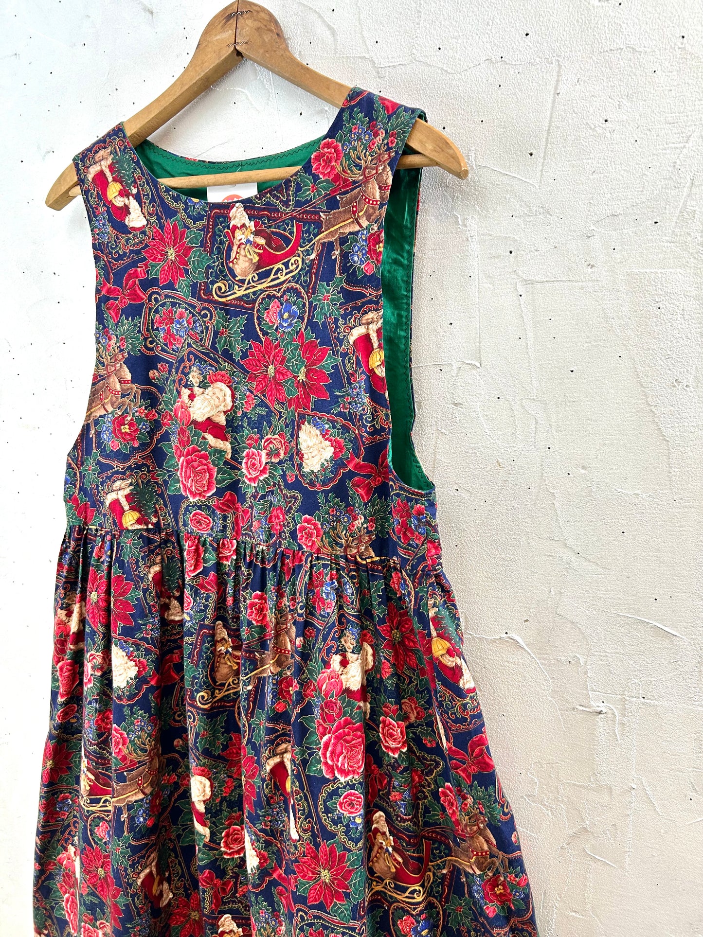 Vintage Xmas Over Dress  [K28854]