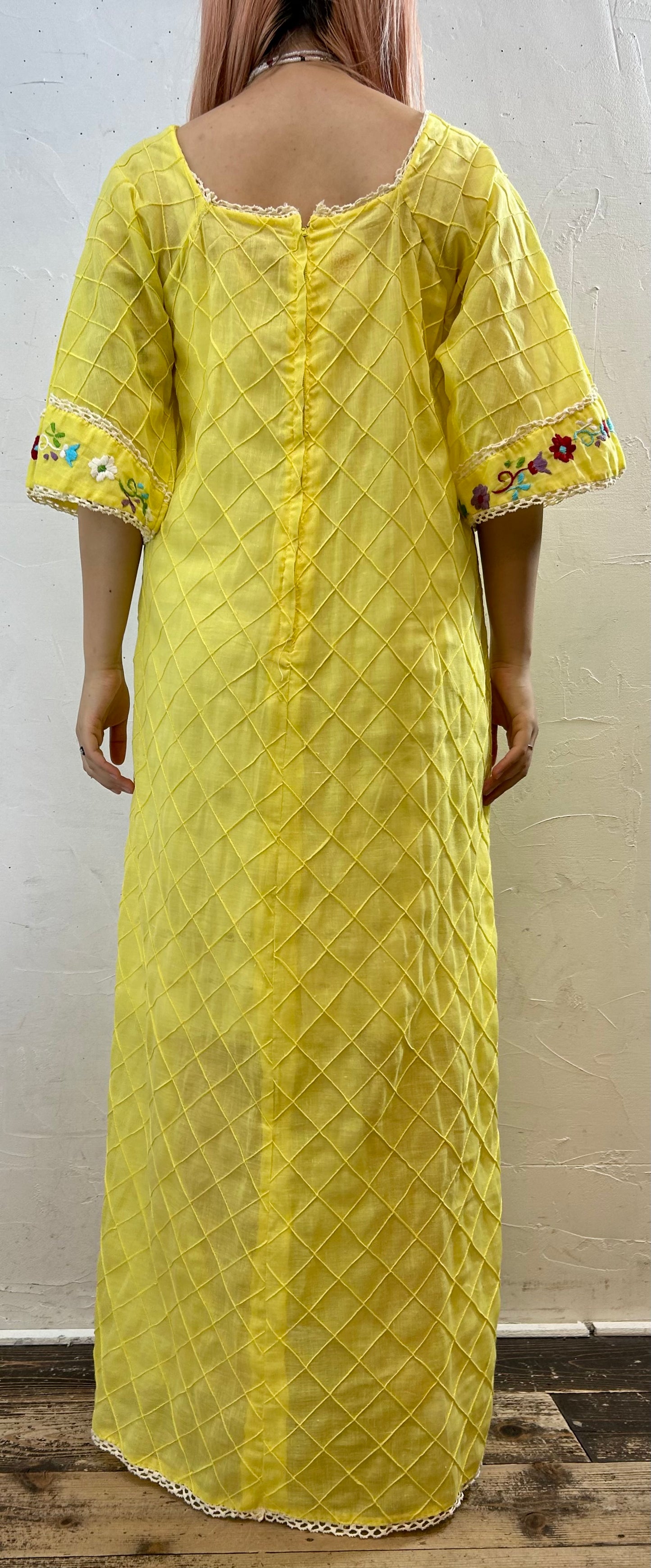 ’70s Mexican Embroiled Dress [F27260]