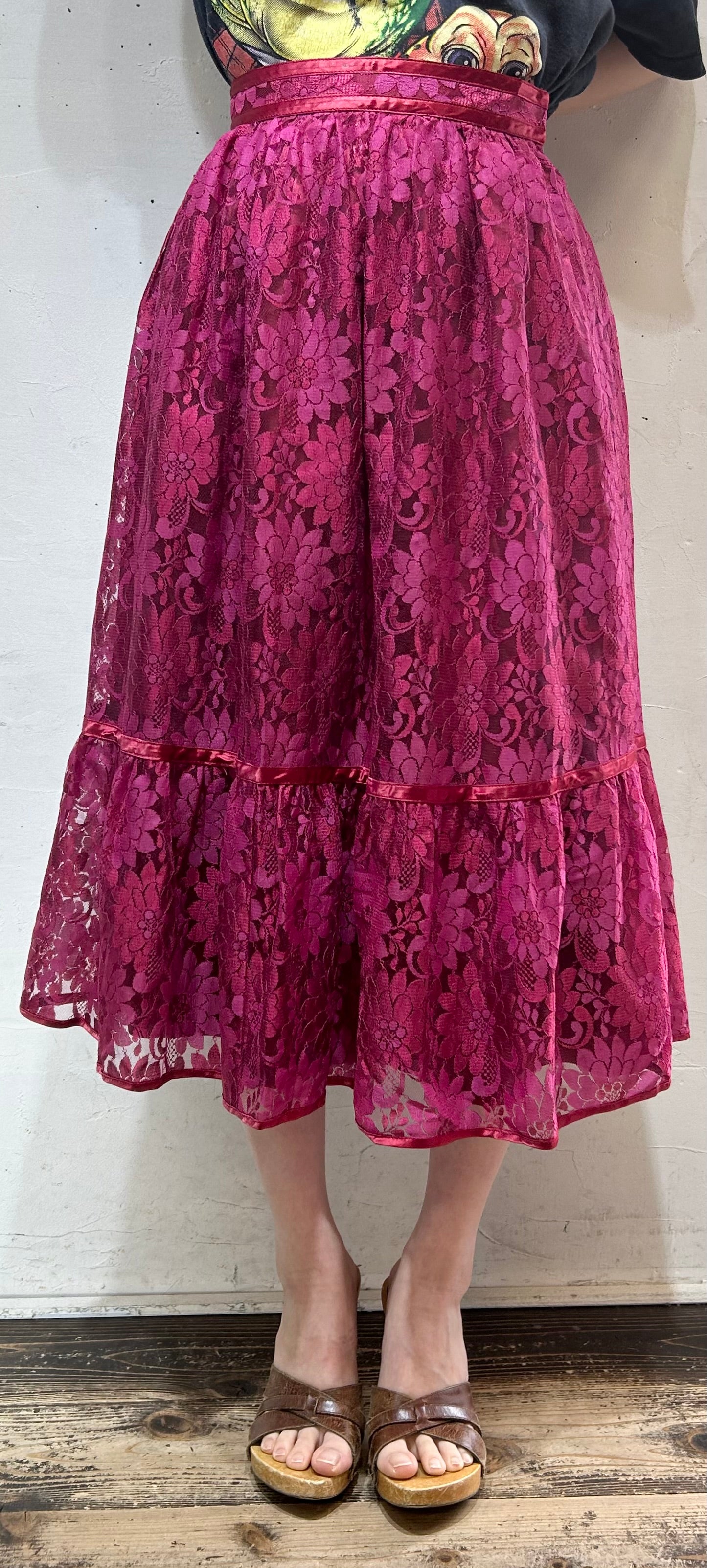 Vintage Lace Skirt [D26695]