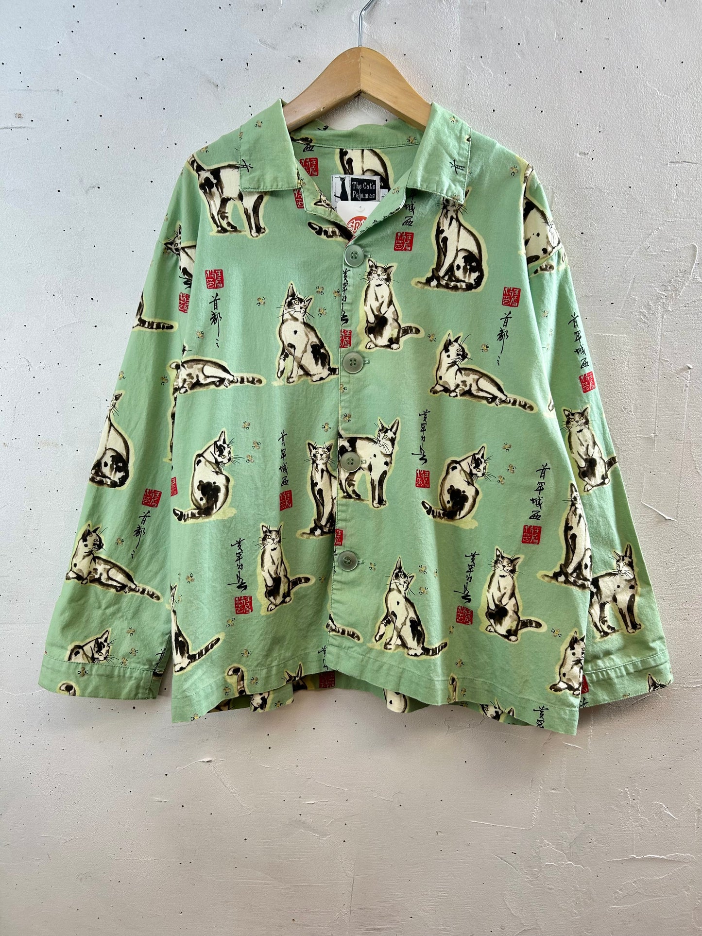 Vintage Sleep Shirt 〜The Cat's Pajamas〜 [E30171]