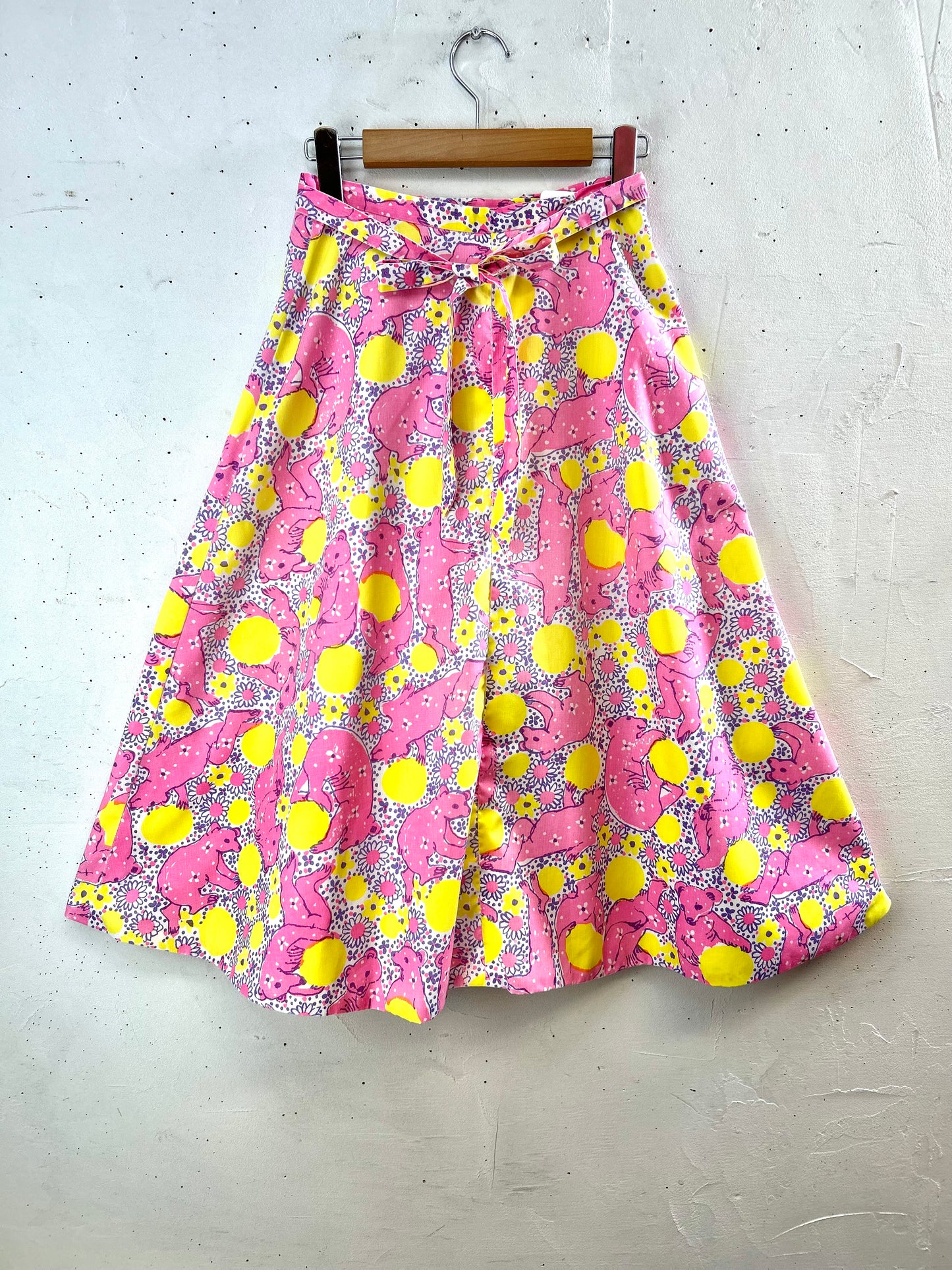 ’70s Vintage Wrap Skirt [F30382]