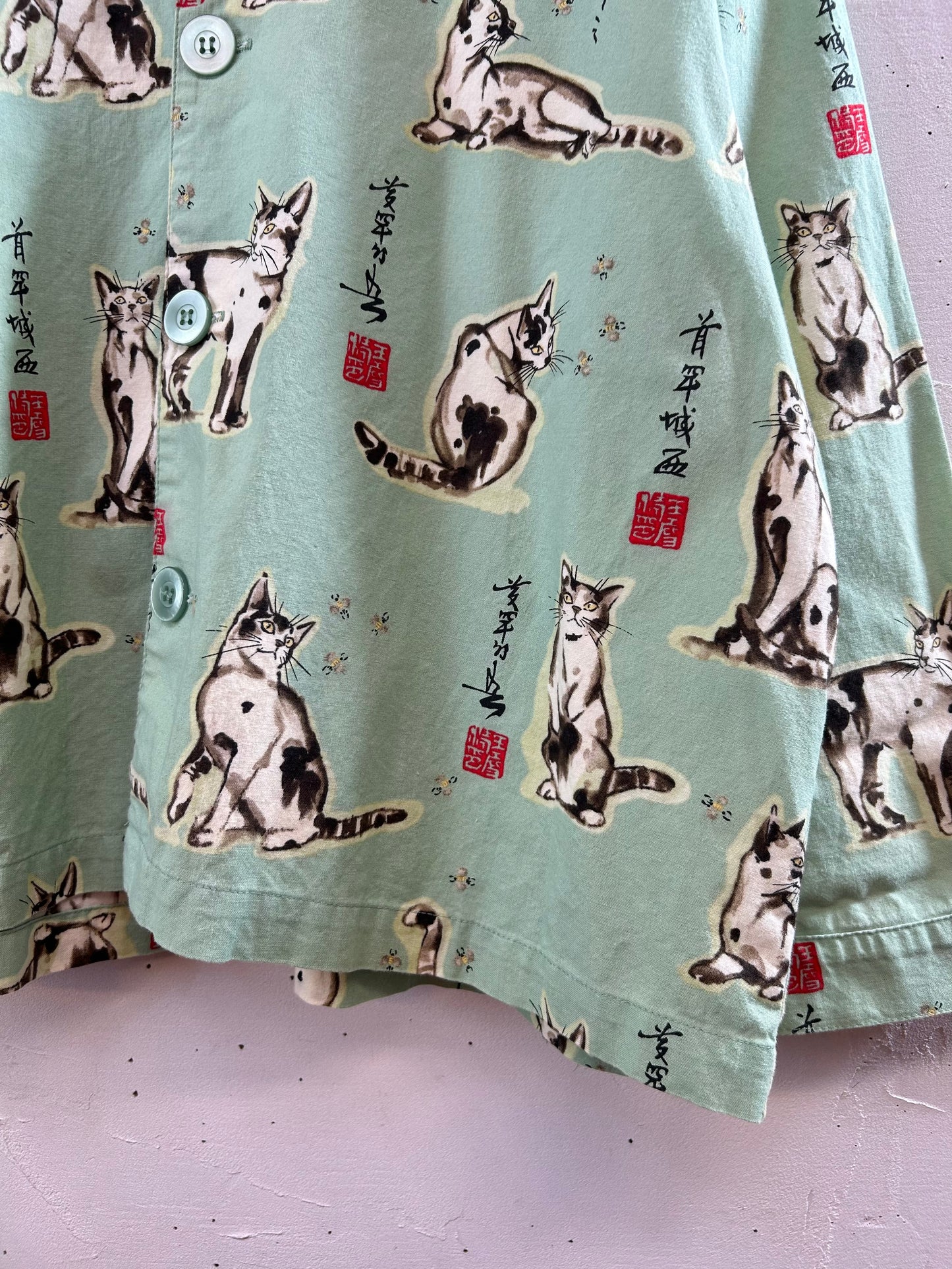 Vintage Sleep Shirt 〜The Cat's Pajamas〜 [E30171]