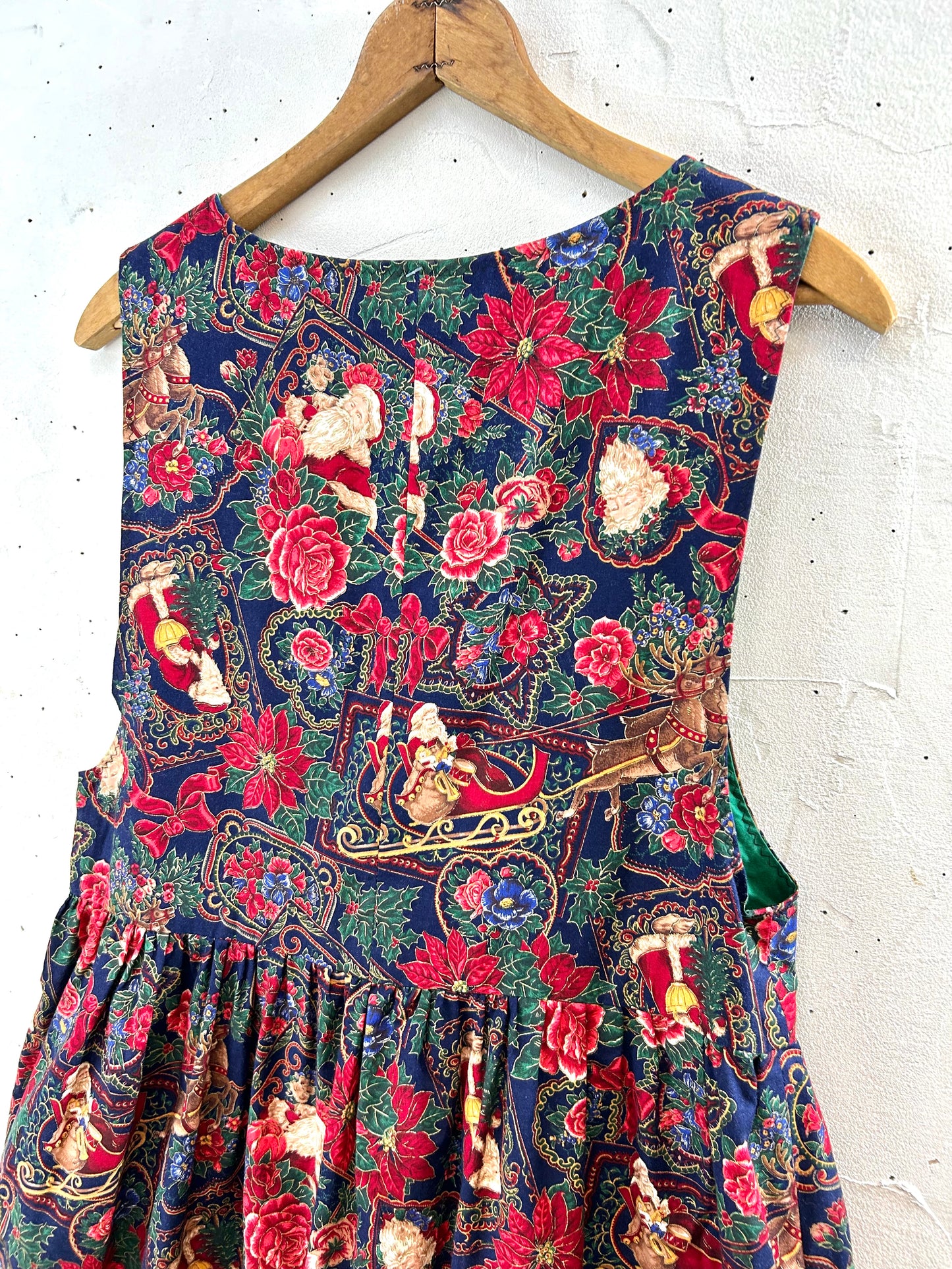 Vintage Xmas Over Dress  [K28854]