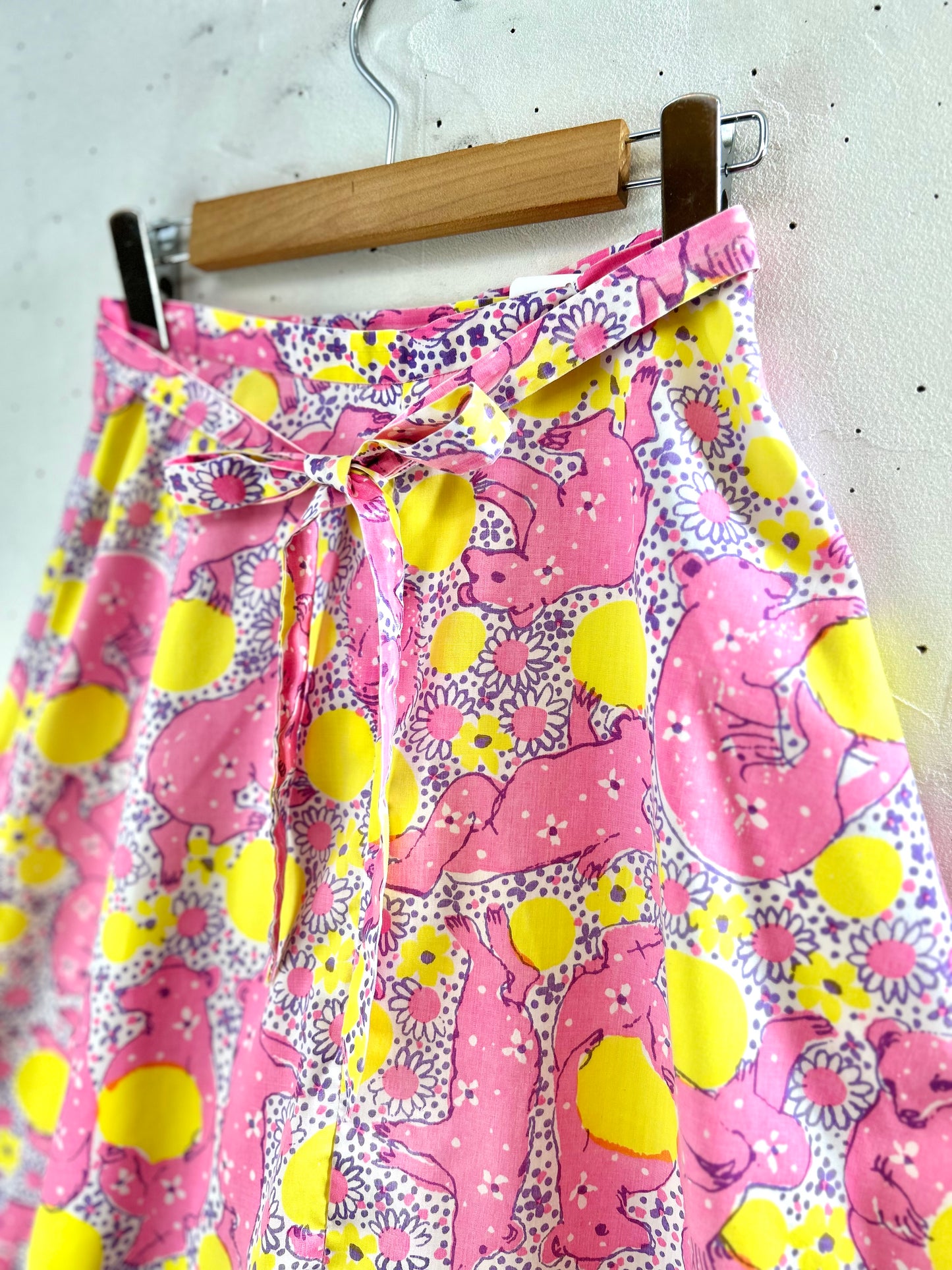 ’70s Vintage Wrap Skirt [F30382]