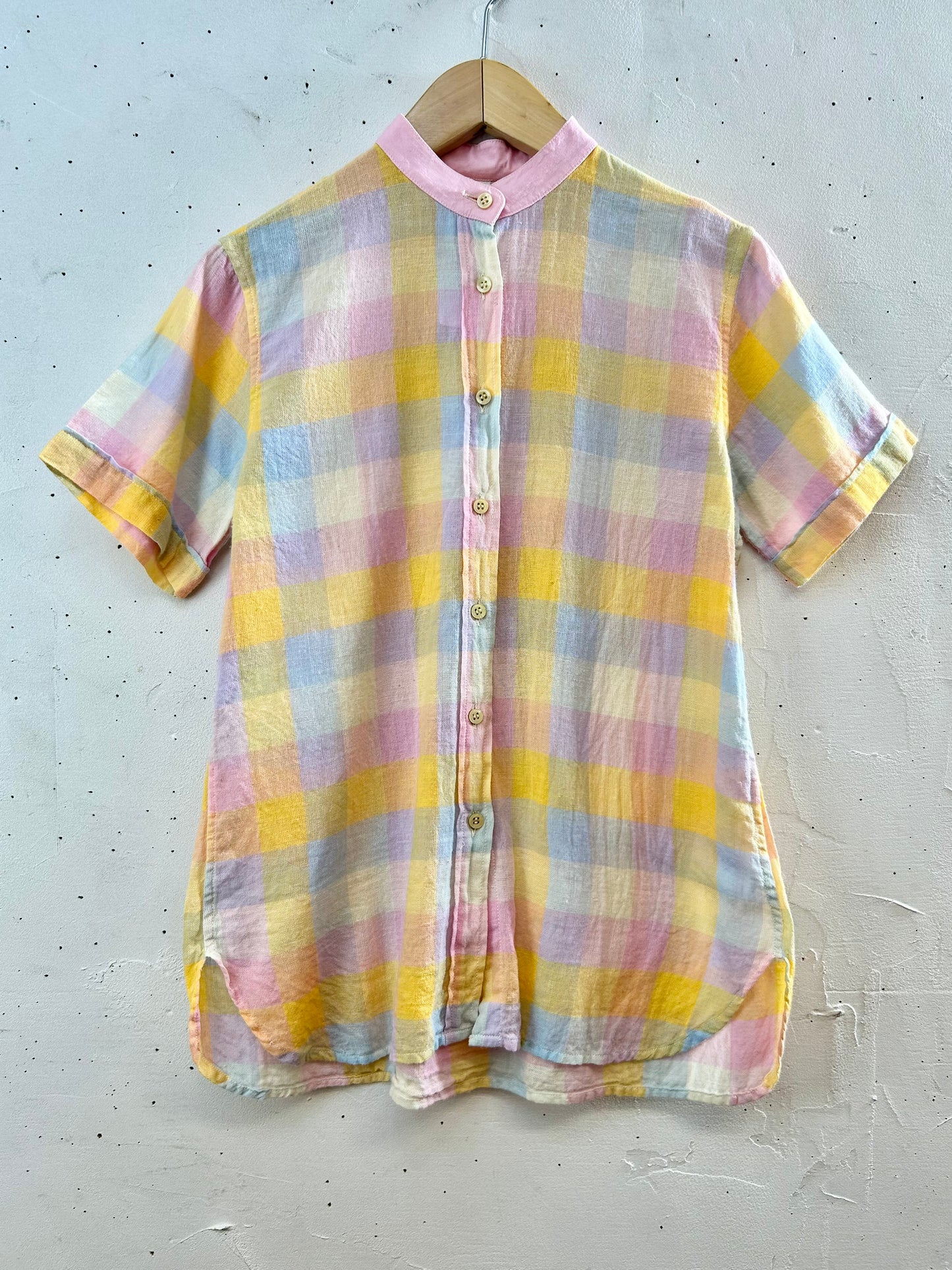 Vintage  Plaid Shirt [E30170]