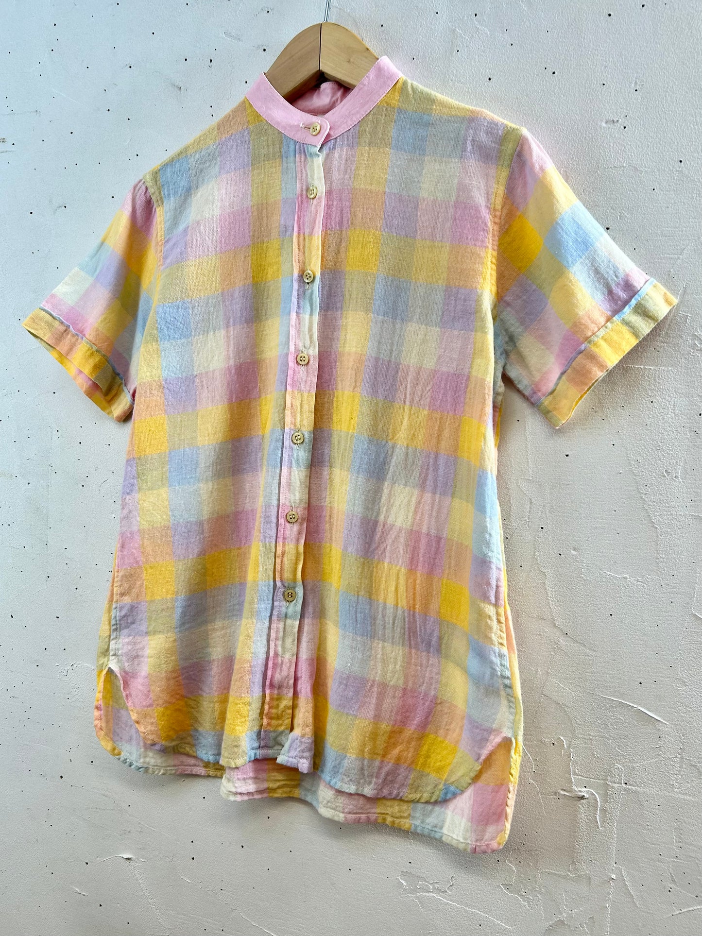 Vintage  Plaid Shirt [E30170]