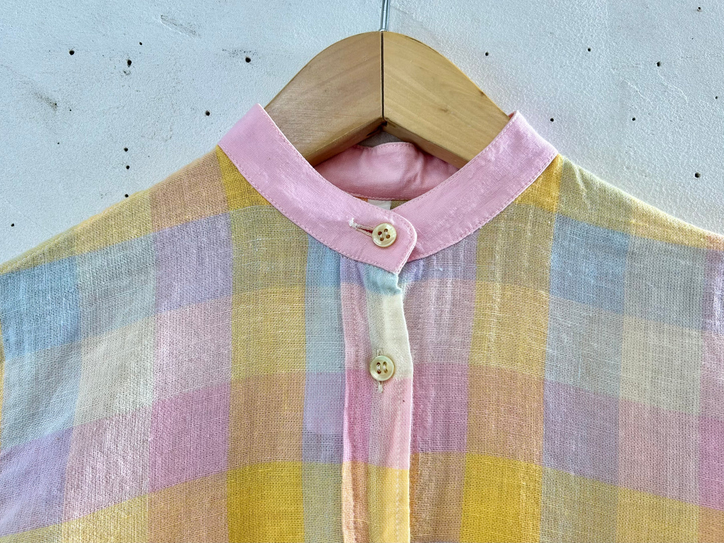 Vintage  Plaid Shirt [E30170]