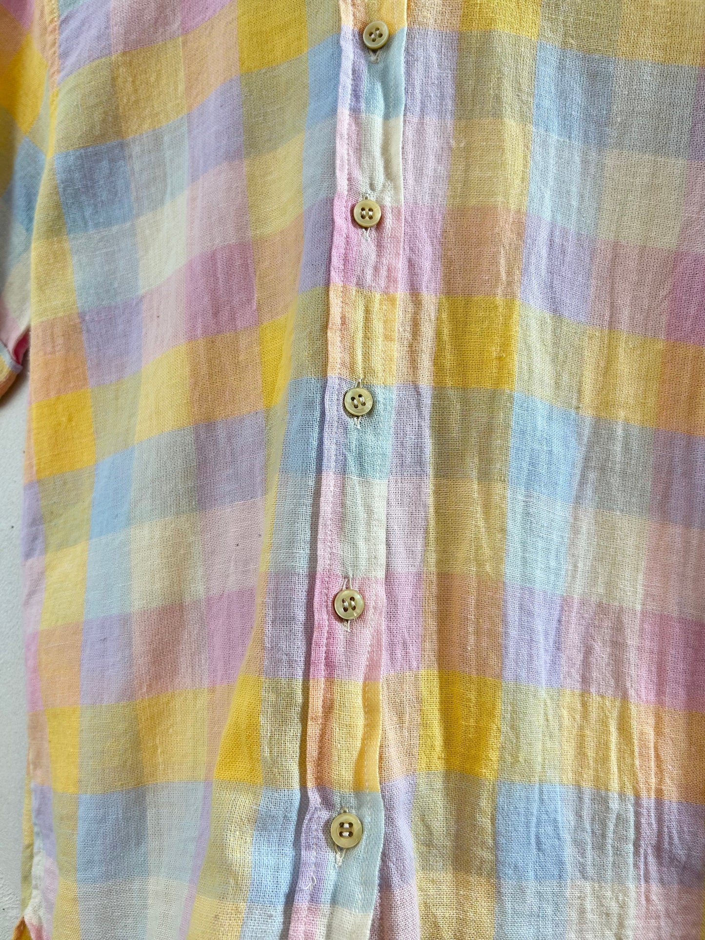 Vintage  Plaid Shirt [E30170]