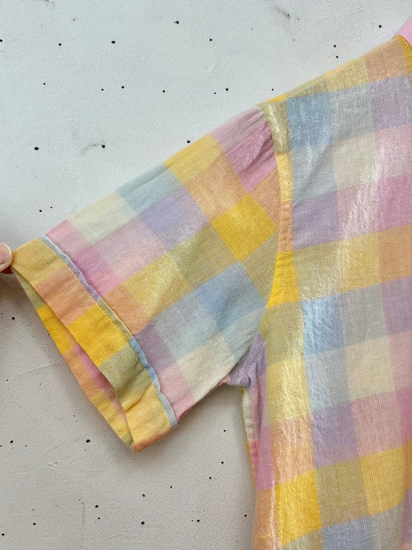Vintage  Plaid Shirt [E30170]
