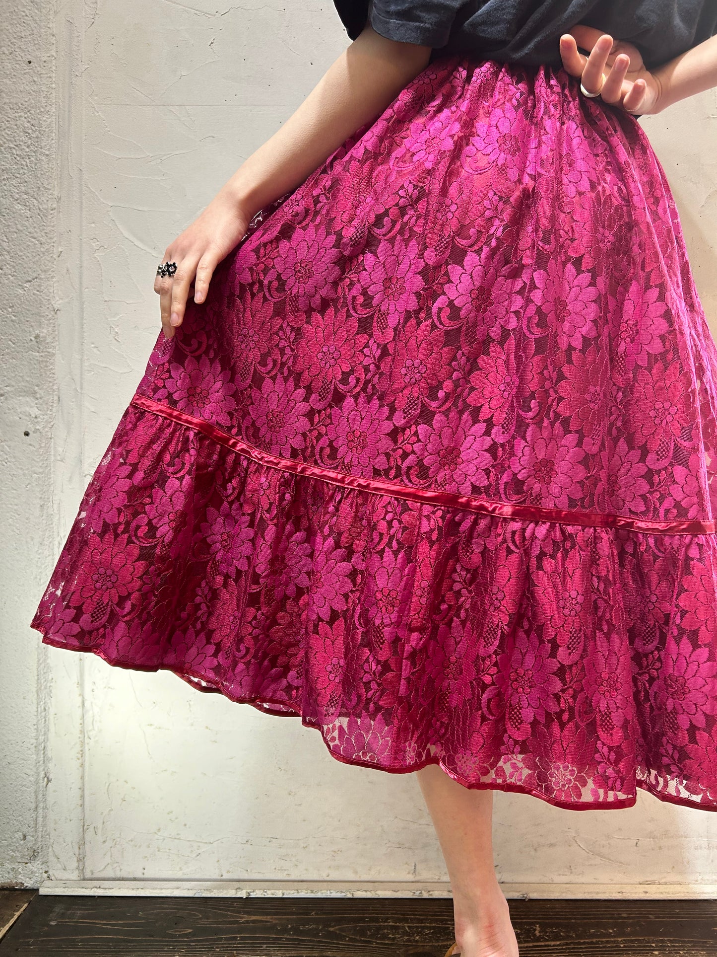 Vintage Lace Skirt [D26695]