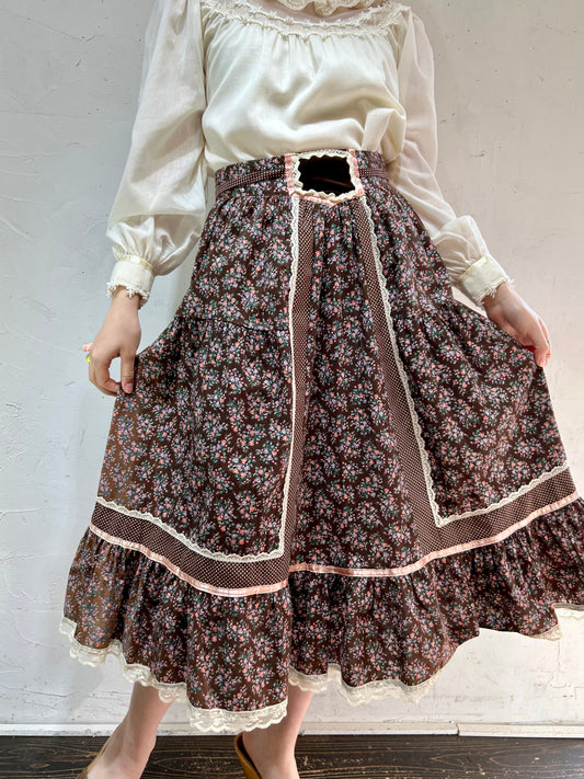 '70s Vintage Skirt 〜GUNNIES〜 [C26532]