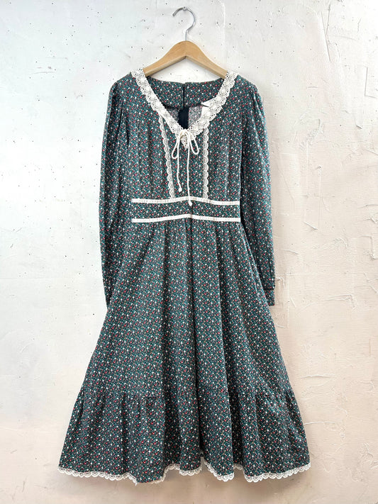 Vintage Flower Dress 〜JCPenney〜 [A29533]