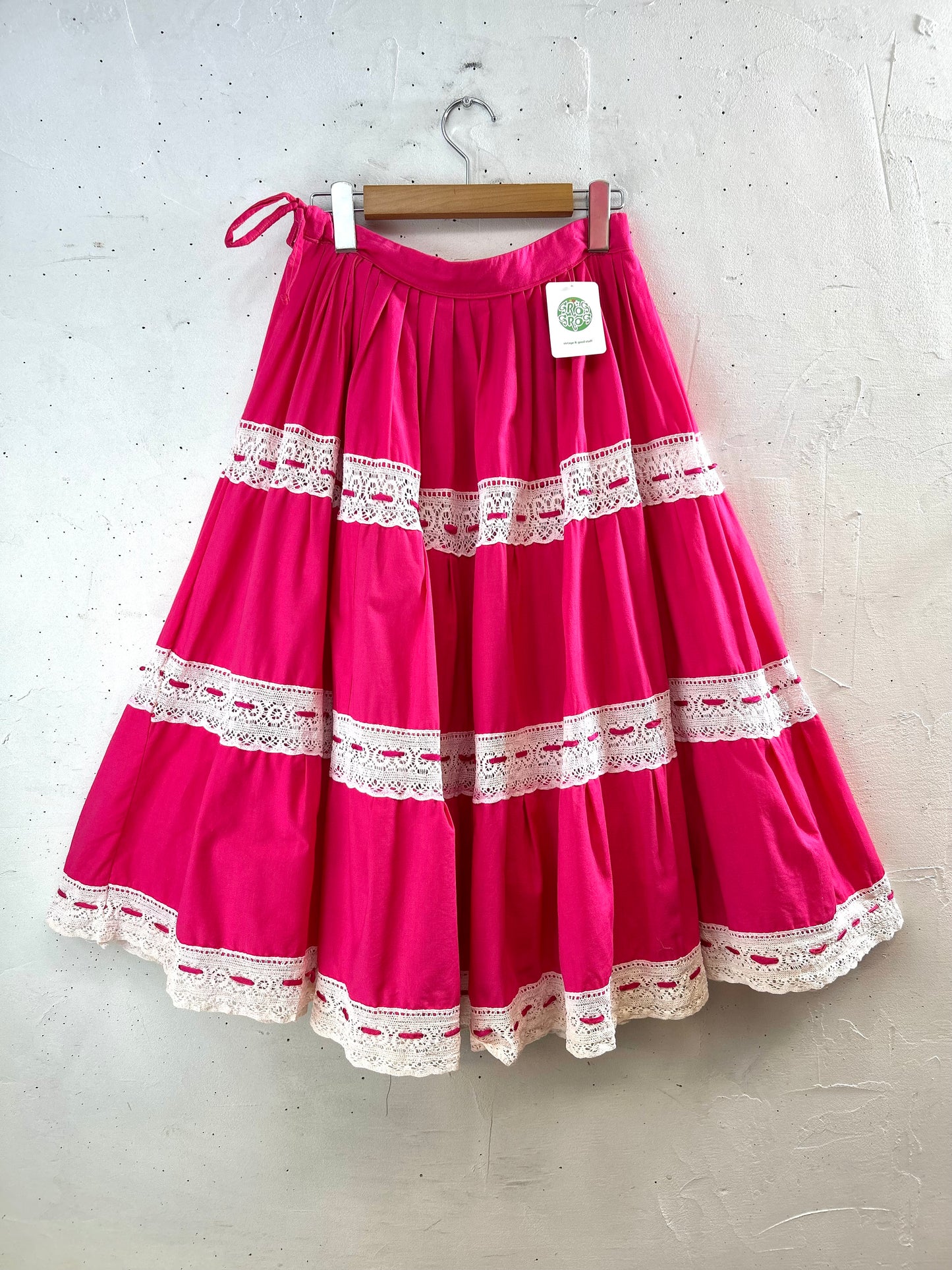 Vintage Tiered Skirt [F30381]