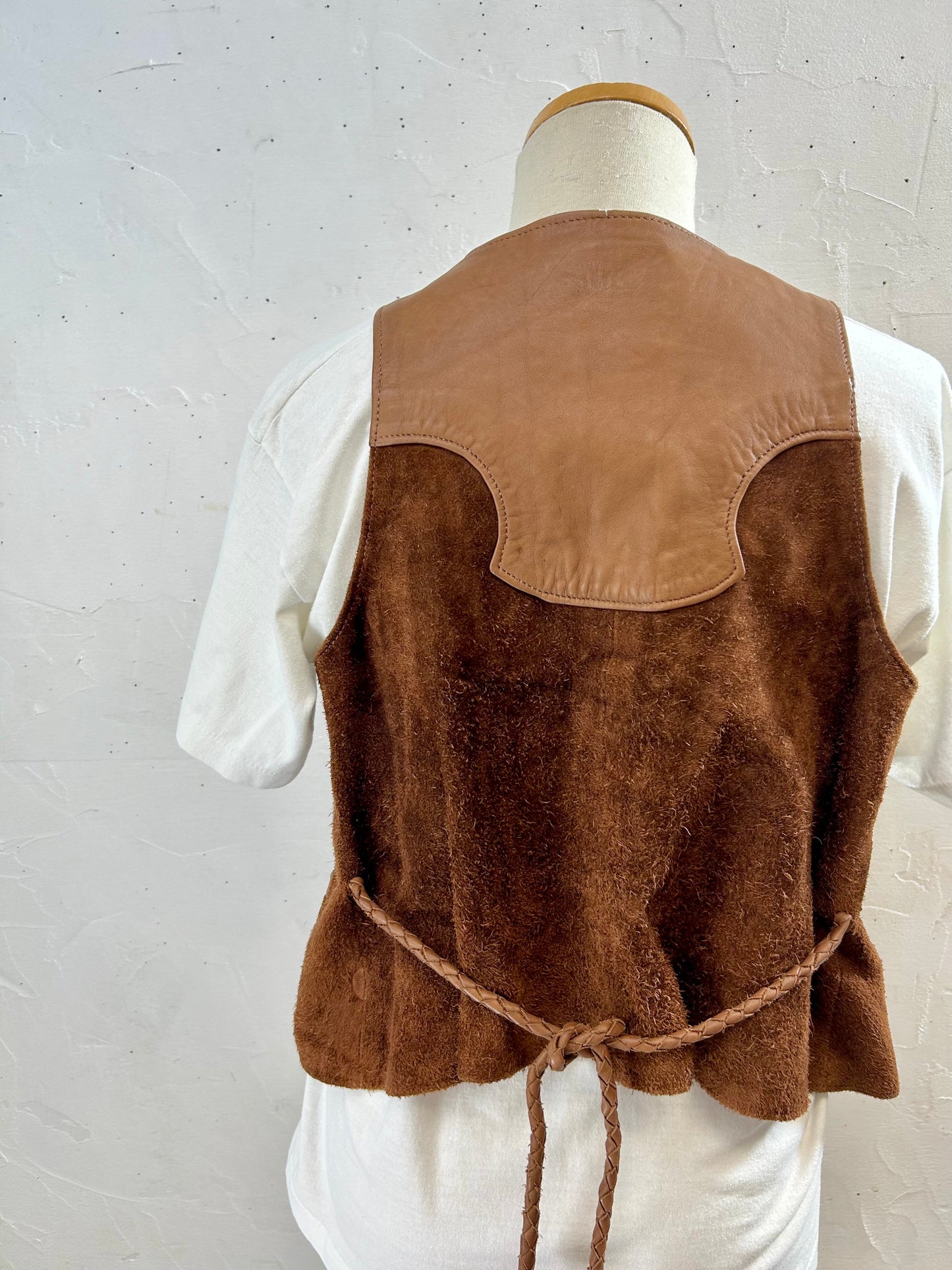 Vintage Leather Vest [G28034]