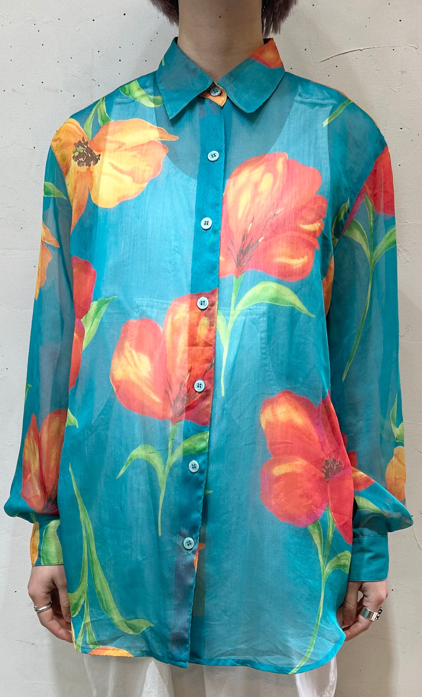 Vintage Blouse 〜Liz claiborne〜 [D26699]