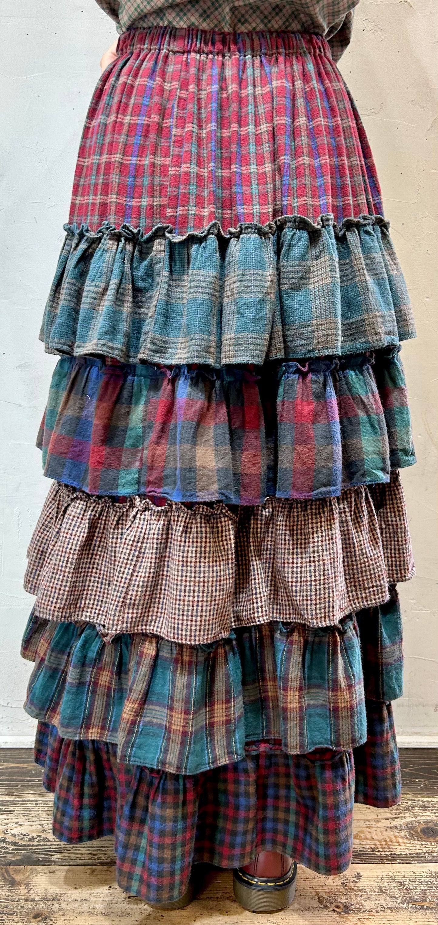 Vintage Tiered Skirt [J25272]