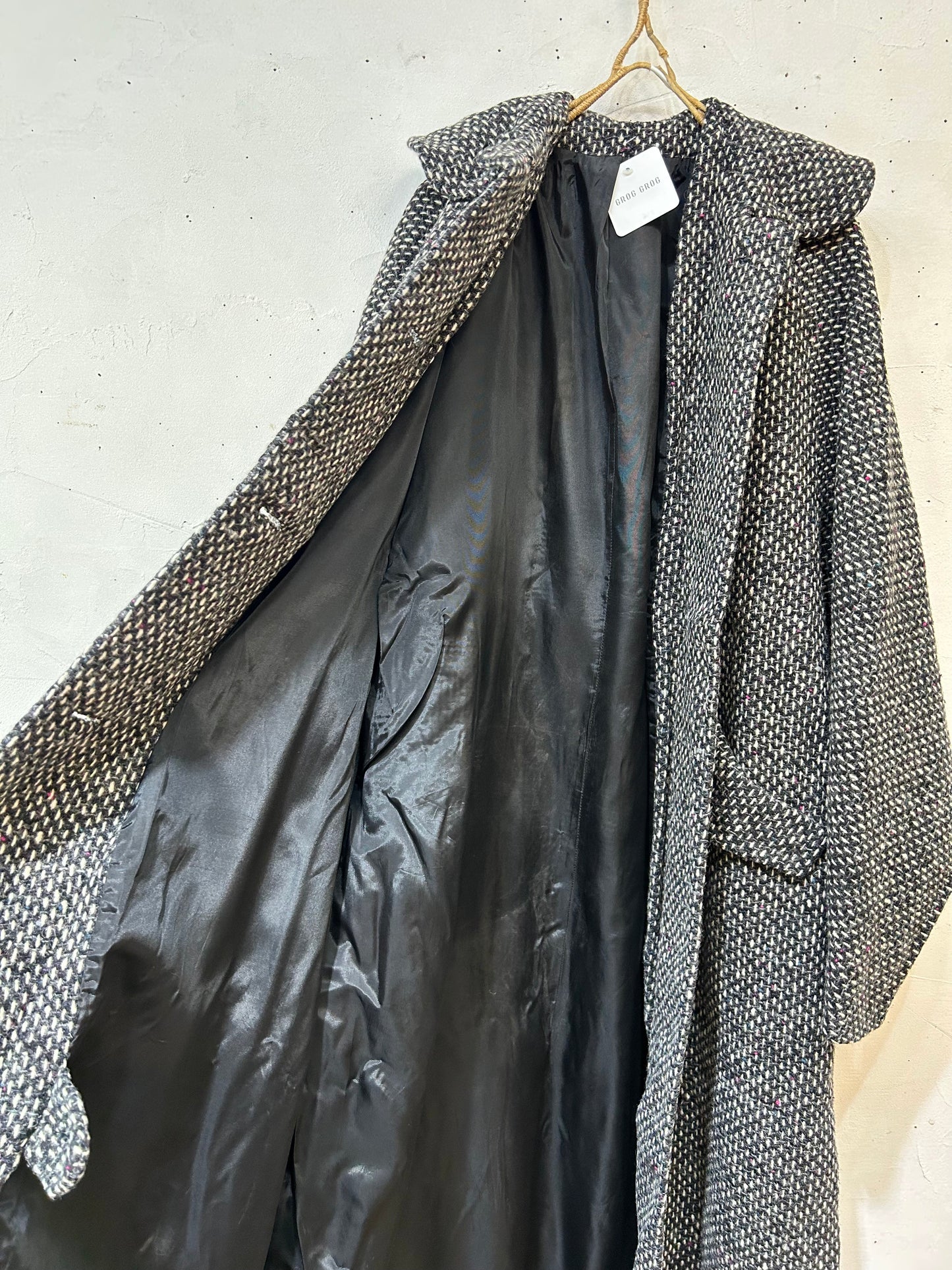 Vintage Tweed Coat [K25562]