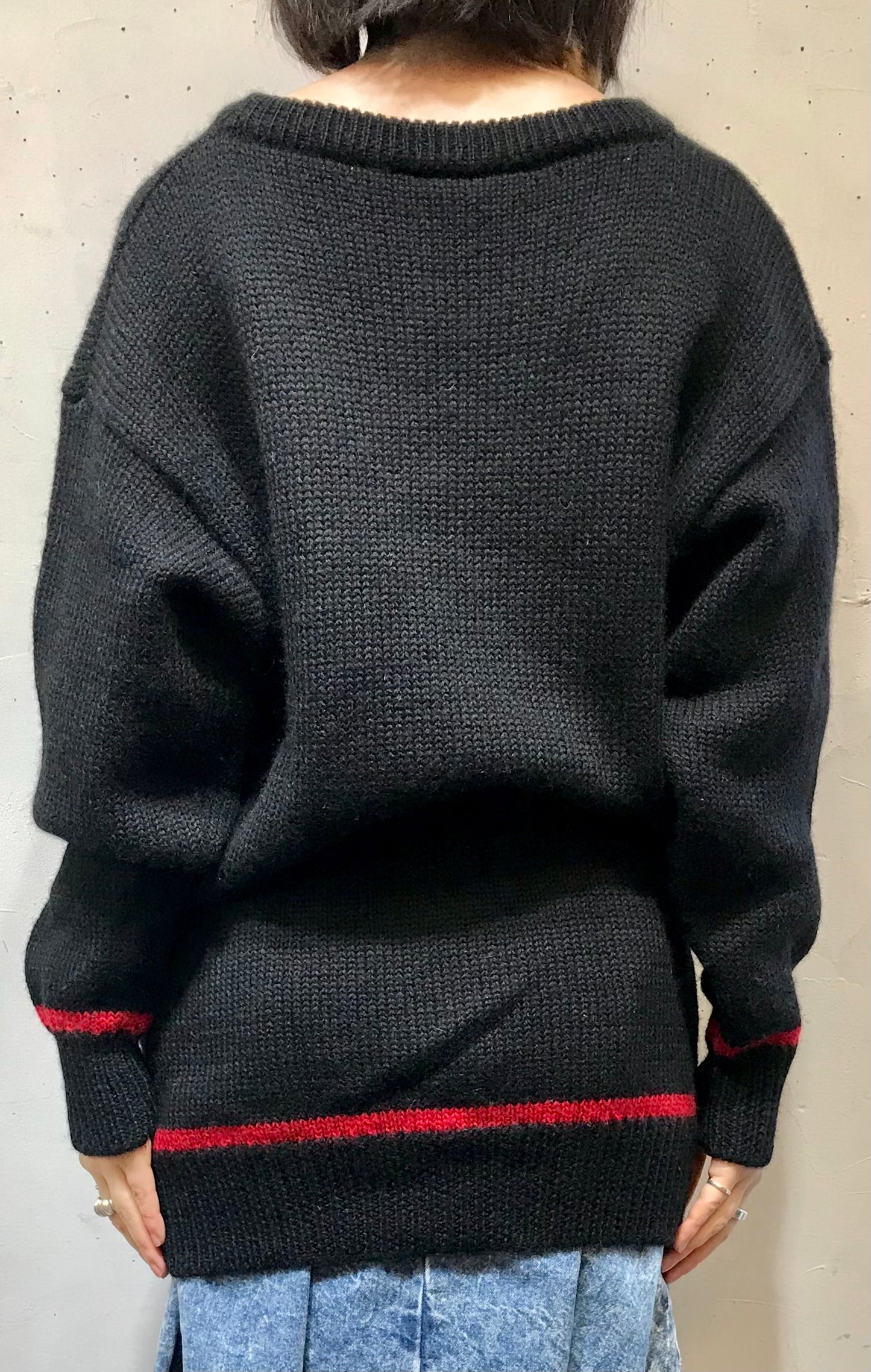 Vintage Wool Knit Sweater [A25958]