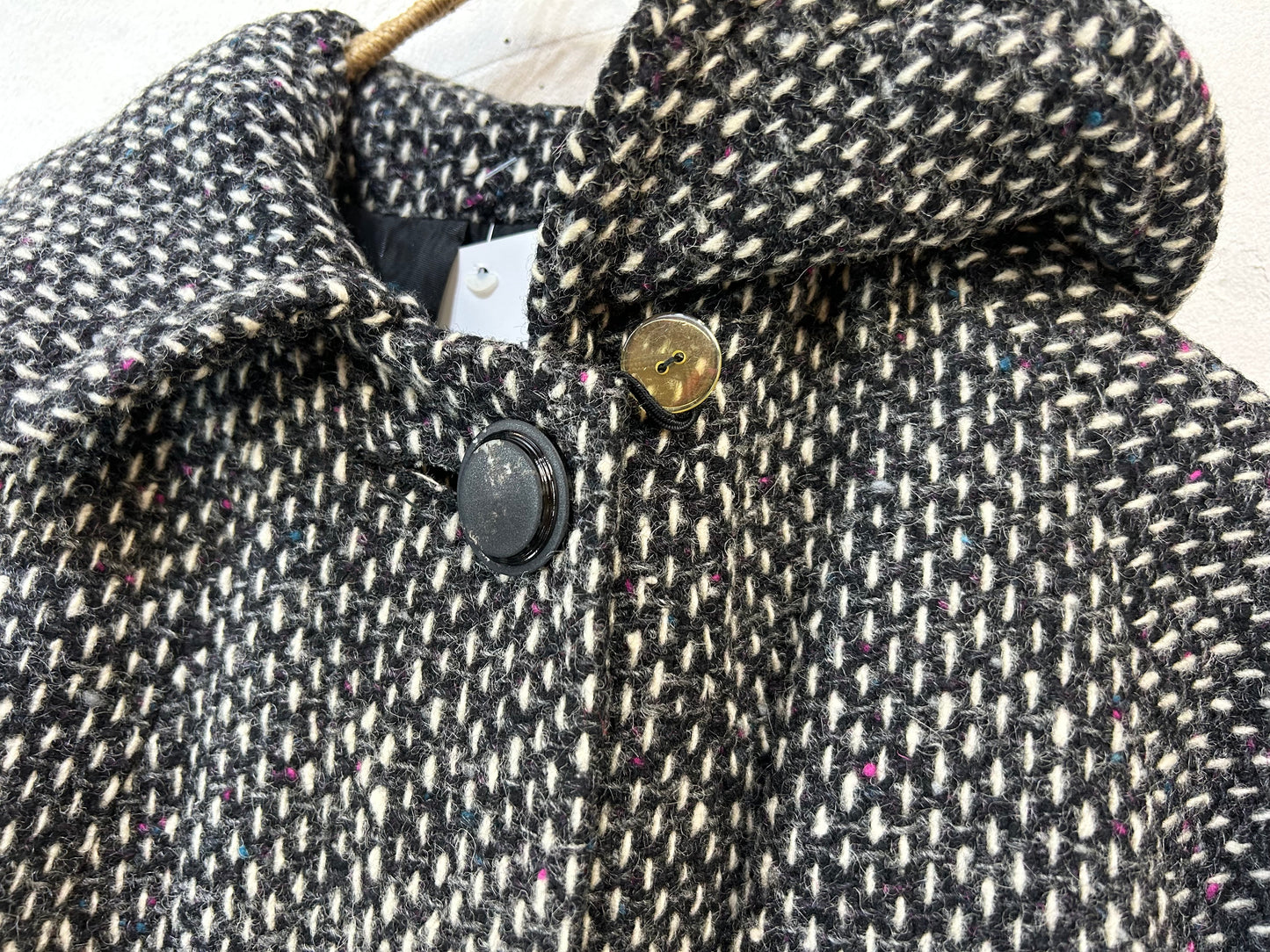 Vintage Tweed Coat [K25562]