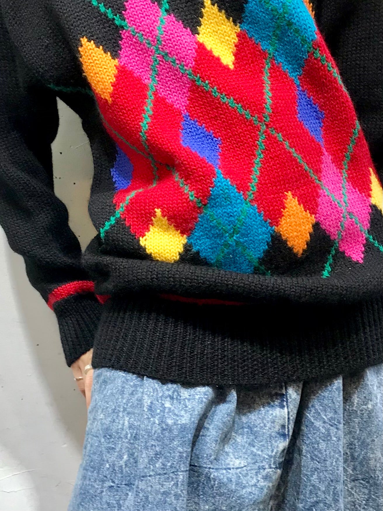 Vintage Wool Knit Sweater [A25958]