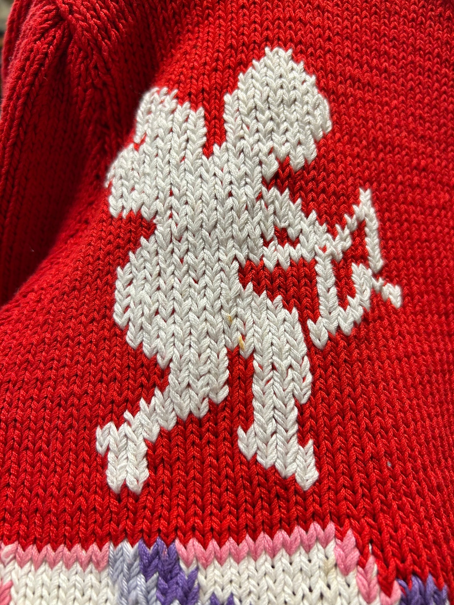Vintage Cotton Hand Knit Sweater 〜BEREK〜 [A29314]