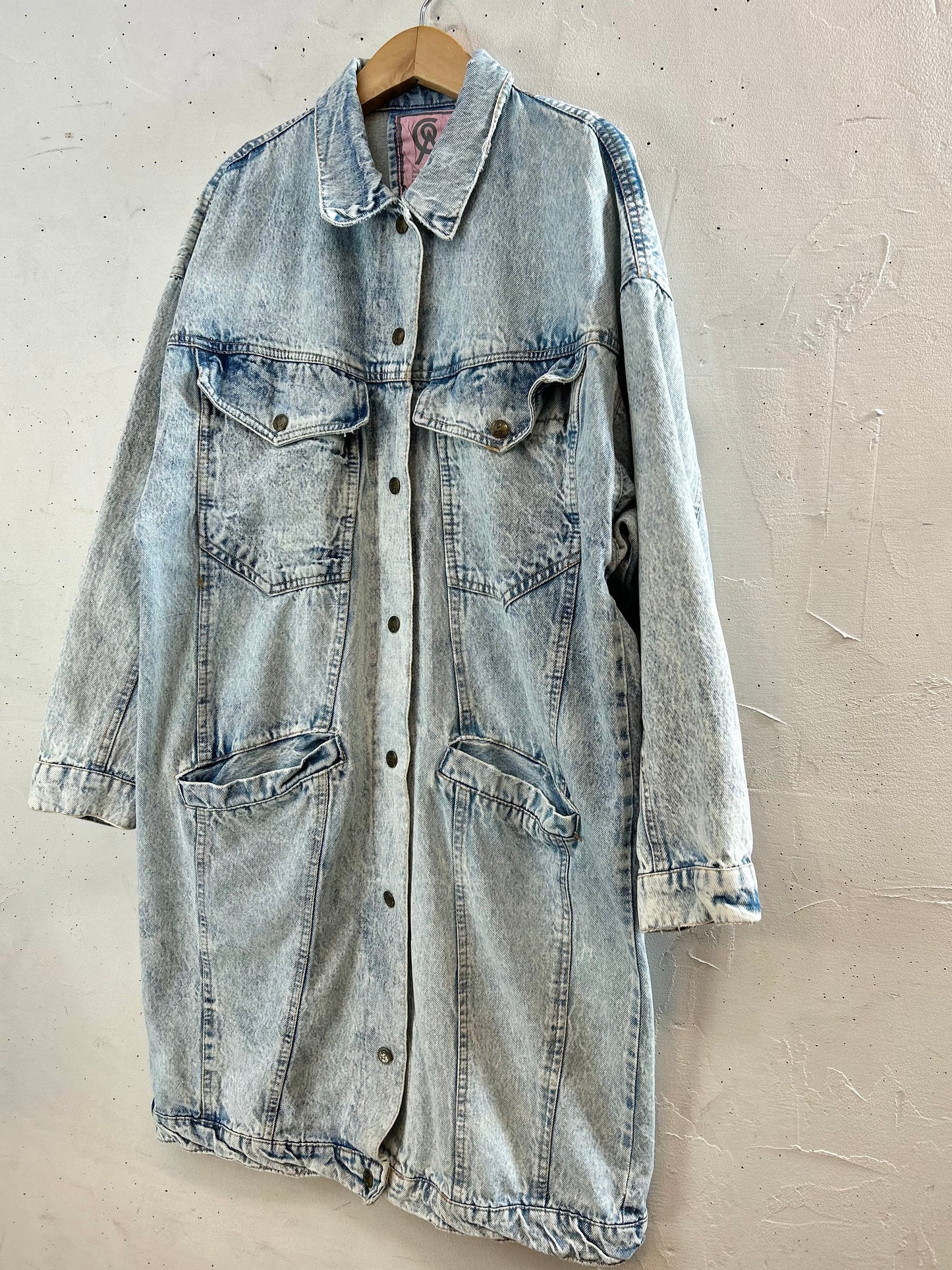 Vintage Chemical Denim Coat [D29965]