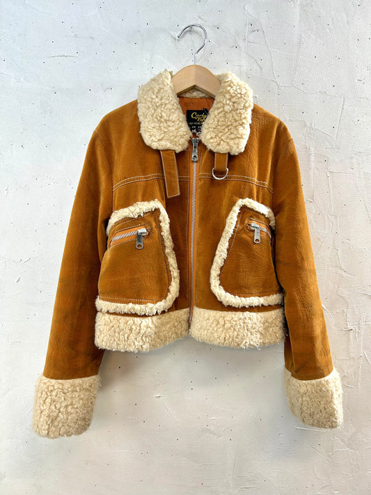 '70sVintage Boa Jacket MADE IN JAPAN [J28643]