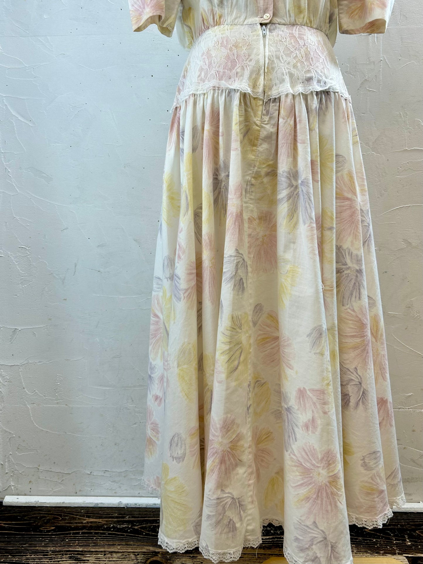 Vintage Flower Dress [G28036］