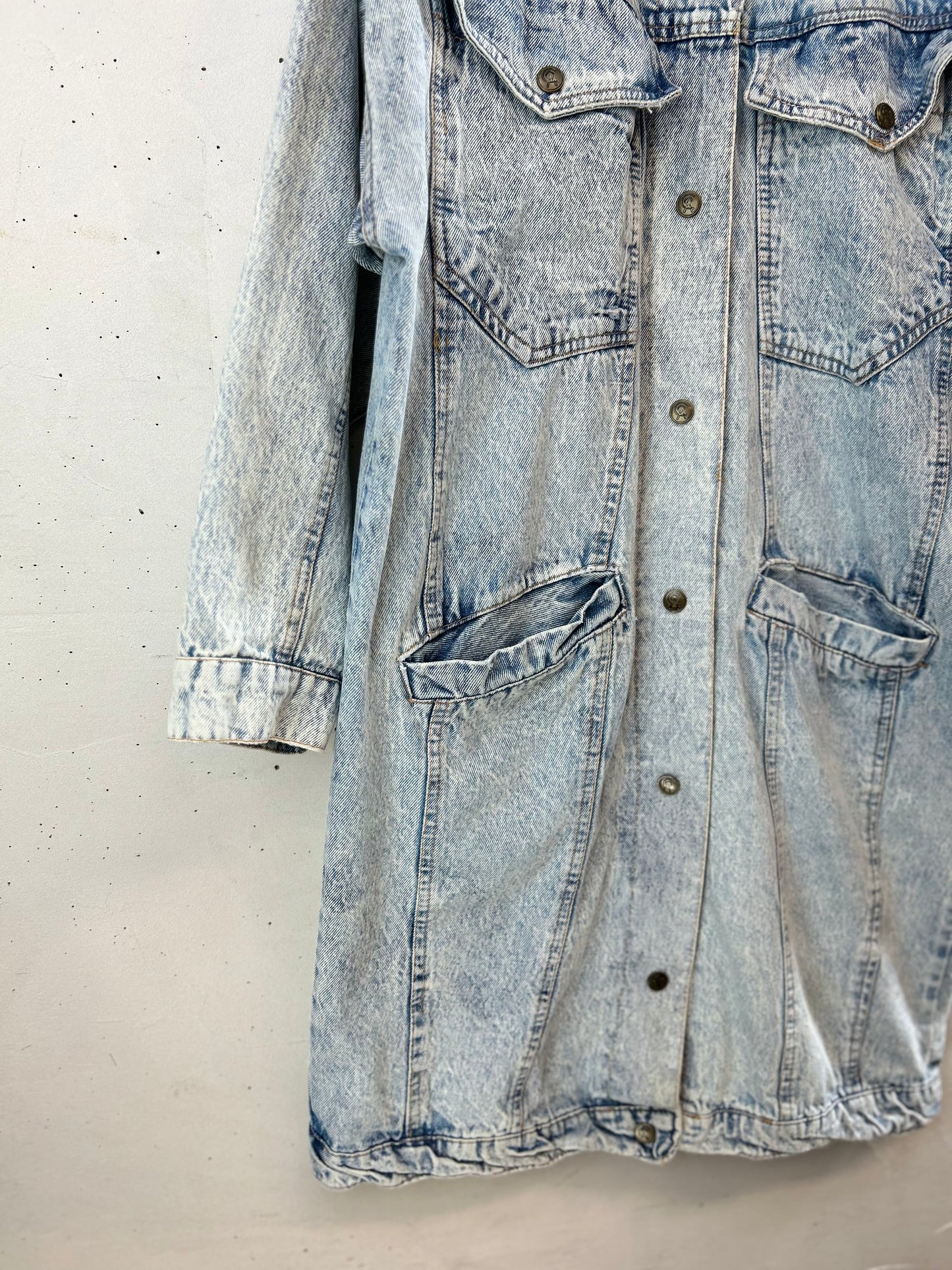 Vintage Chemical Denim Coat [D29965]