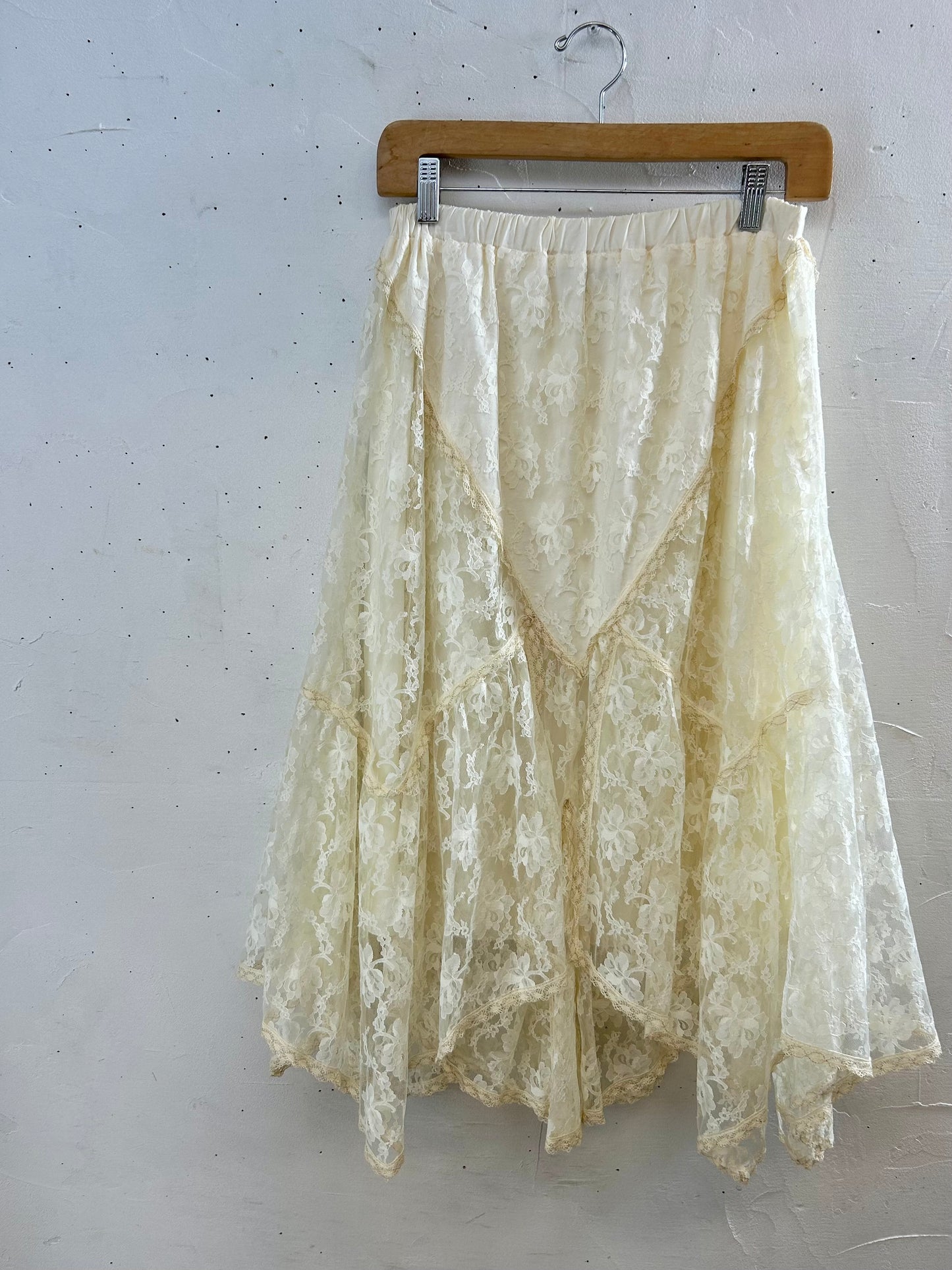 Vintage Lace Skirt MADE IN WEST  GERMENY [G28035]