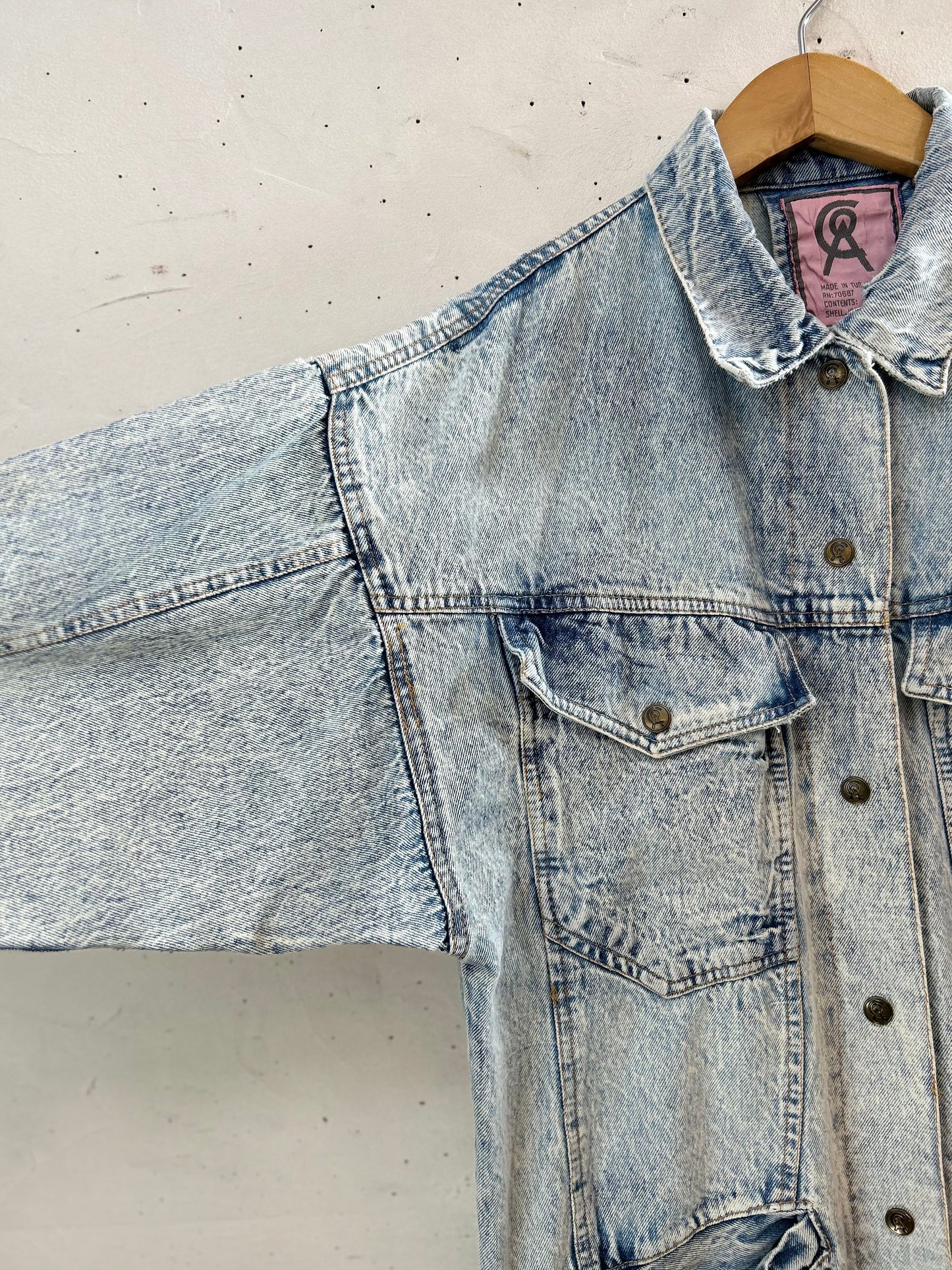 Vintage Chemical Denim Coat [D29965]