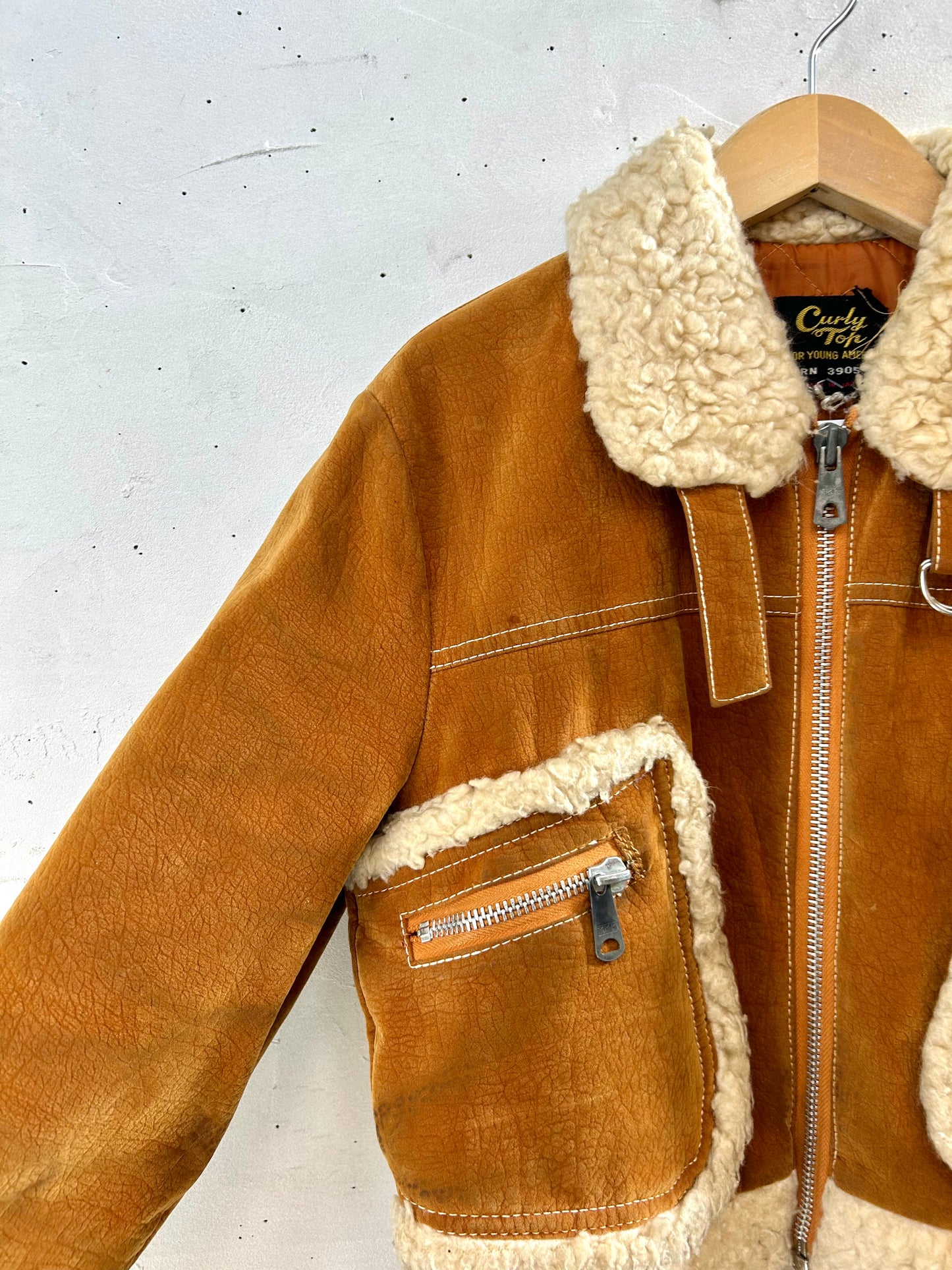 '70sVintage Boa Jacket MADE IN JAPAN [J28643]