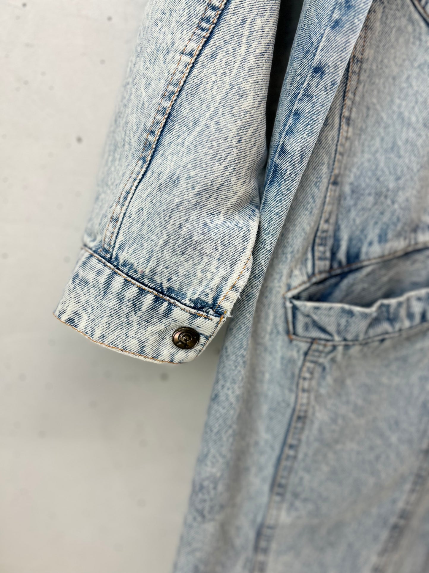 Vintage Chemical Denim Coat [D29965]