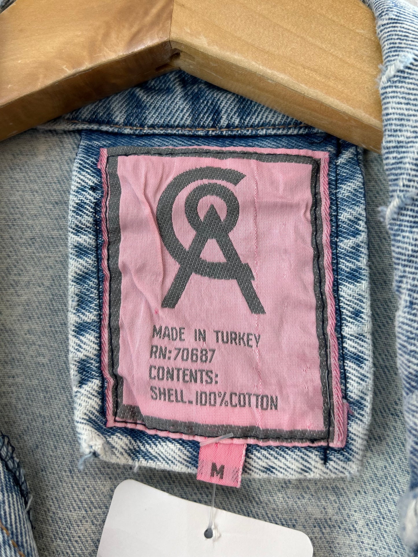 Vintage Chemical Denim Coat [D29965]