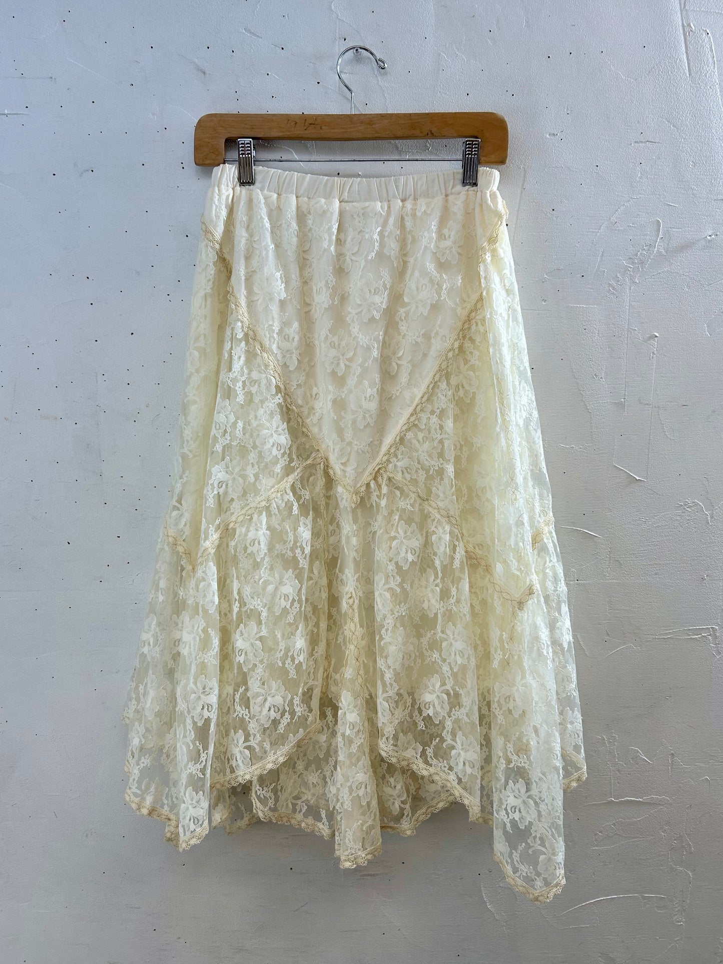 Vintage Lace Skirt MADE IN WEST  GERMENY [G28035]