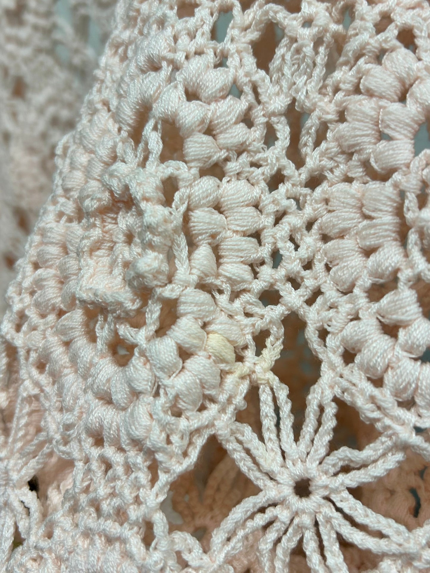 Vintage Crochet Knit Cardigan [E30169]