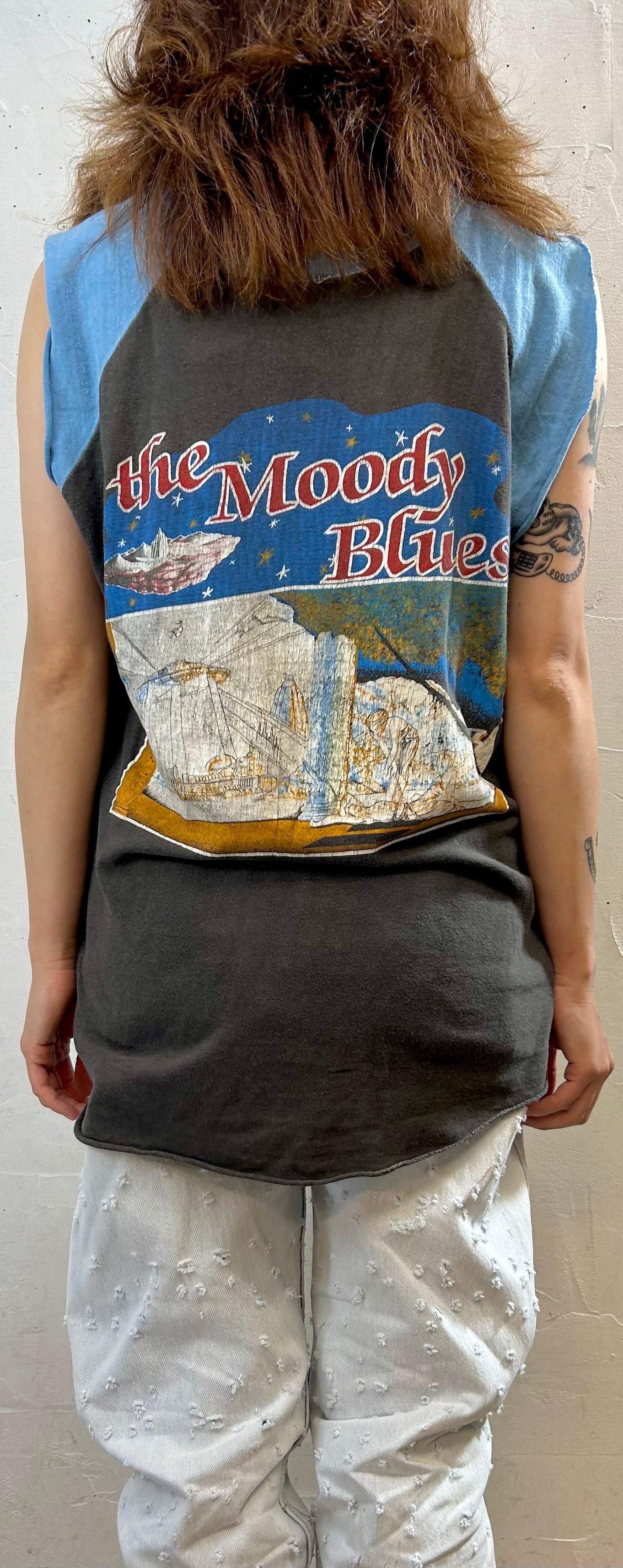 '80s Vintage T-Shirt  〜THE MOOON BLUES〜 [G27884]