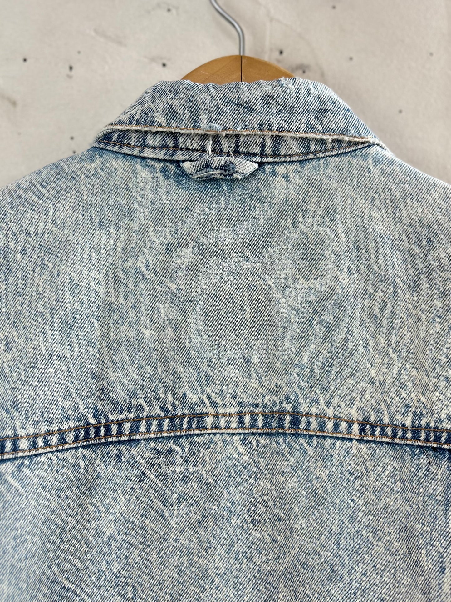 Vintage Chemical Denim Coat [D29965]