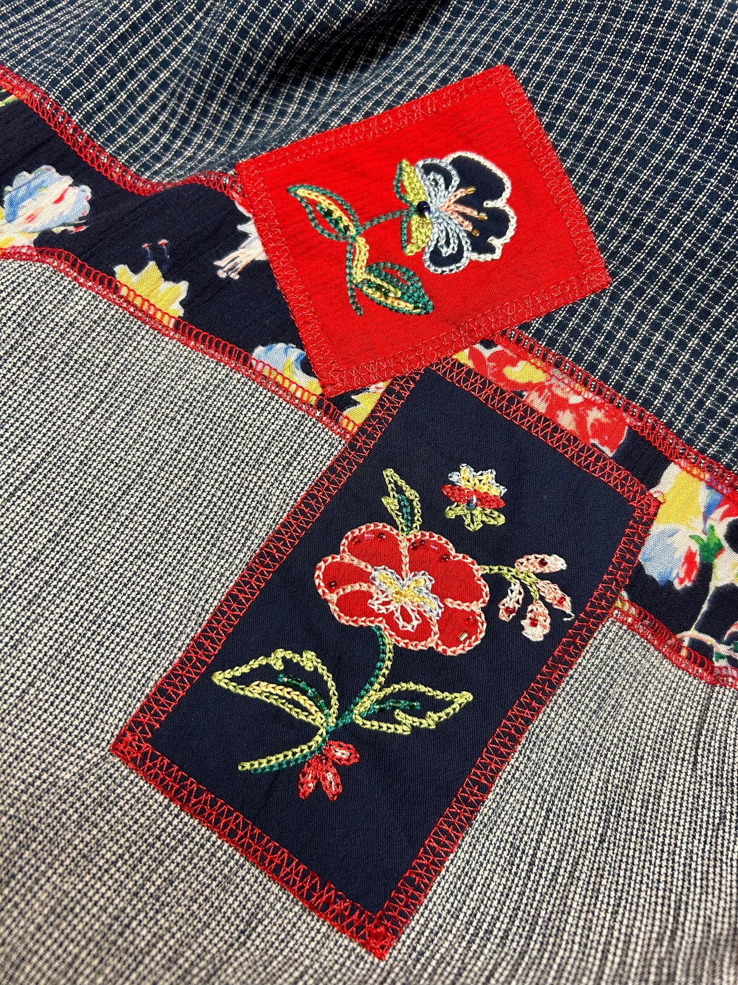 Vintage Patch Dress [E30174]